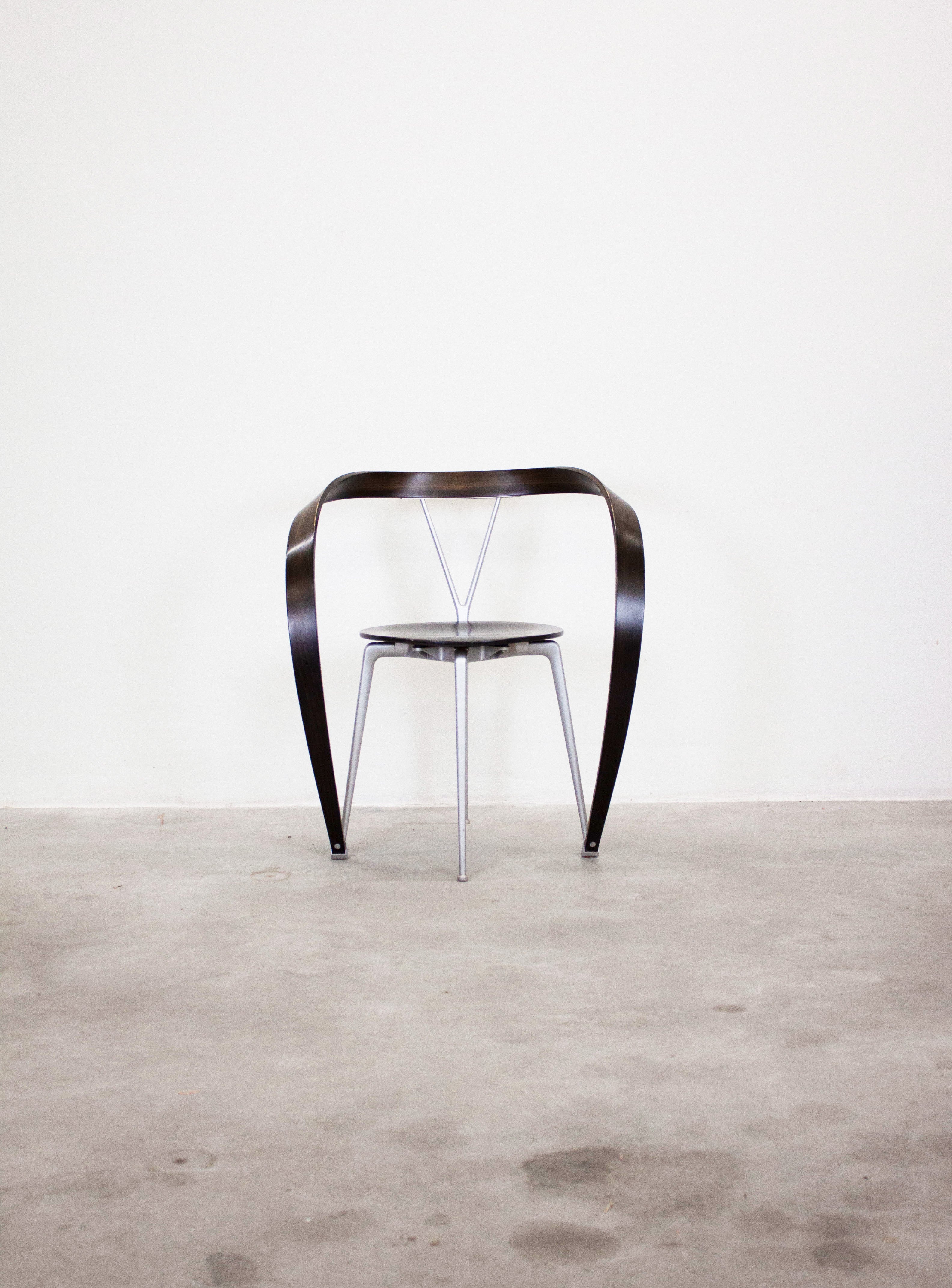Cassina Revers Chair by Andrea Branzi (Black) – JUKI AMSTERDAM