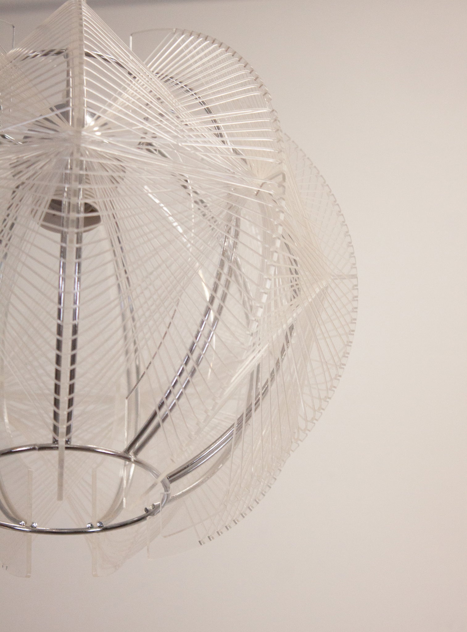 Acrylic Pendant Lamp by Paul Secon