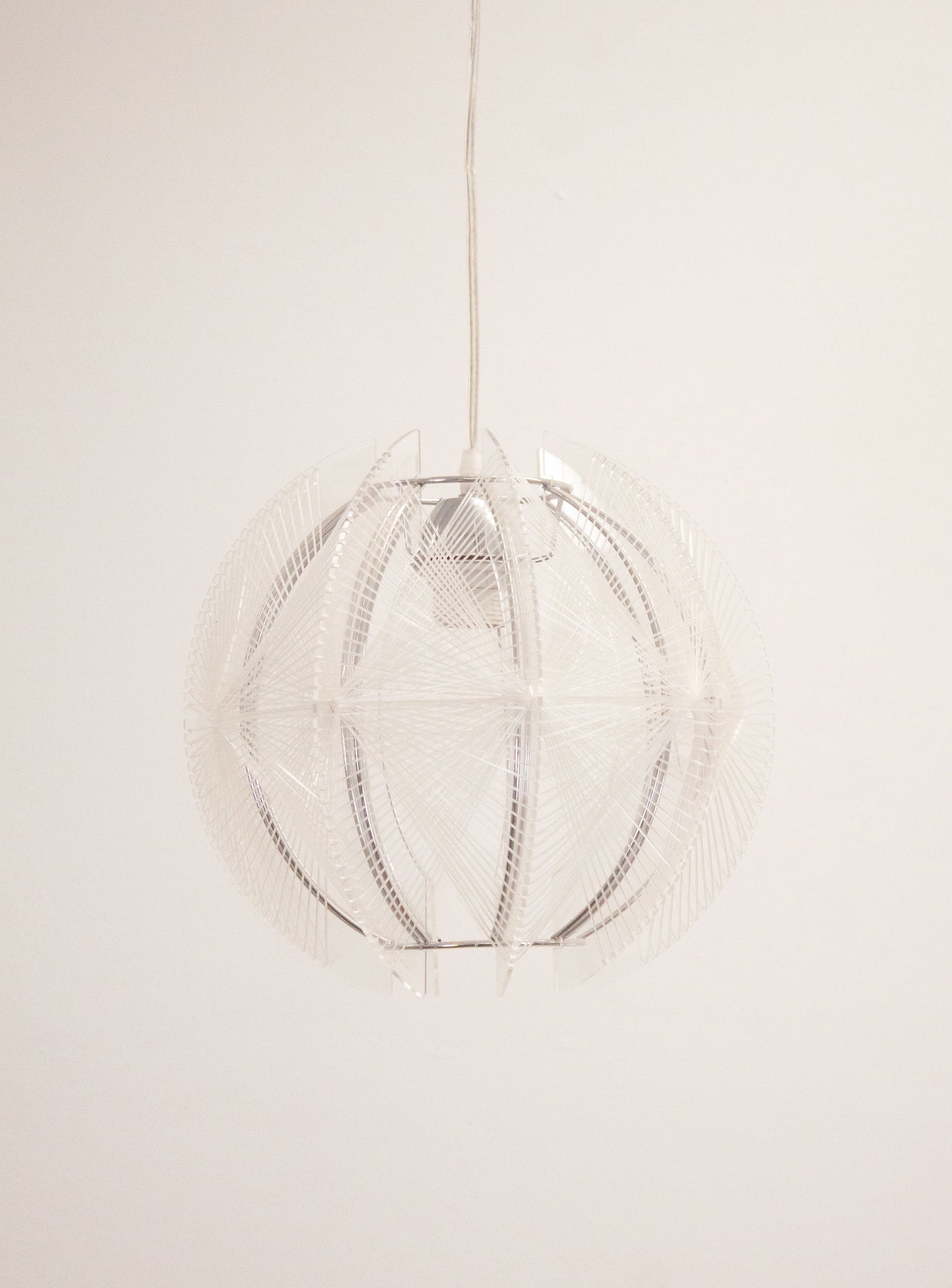 Acrylic Pendant Lamp by Paul Secon