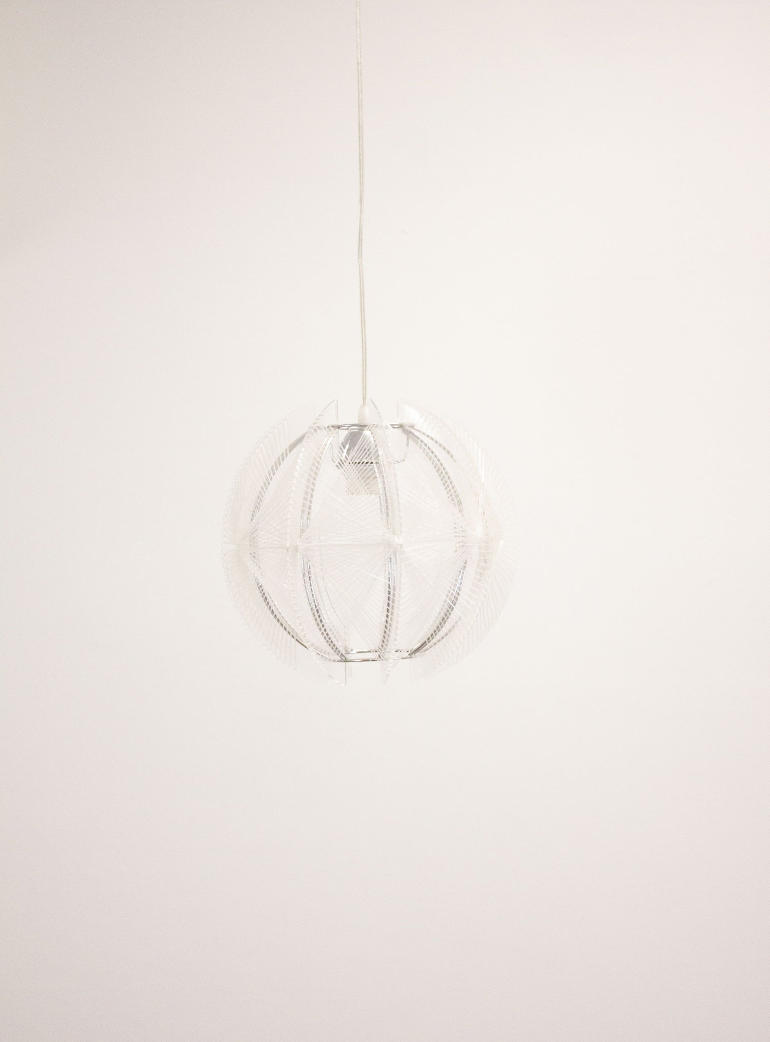 Acrylic Pendant Lamp by Paul Secon