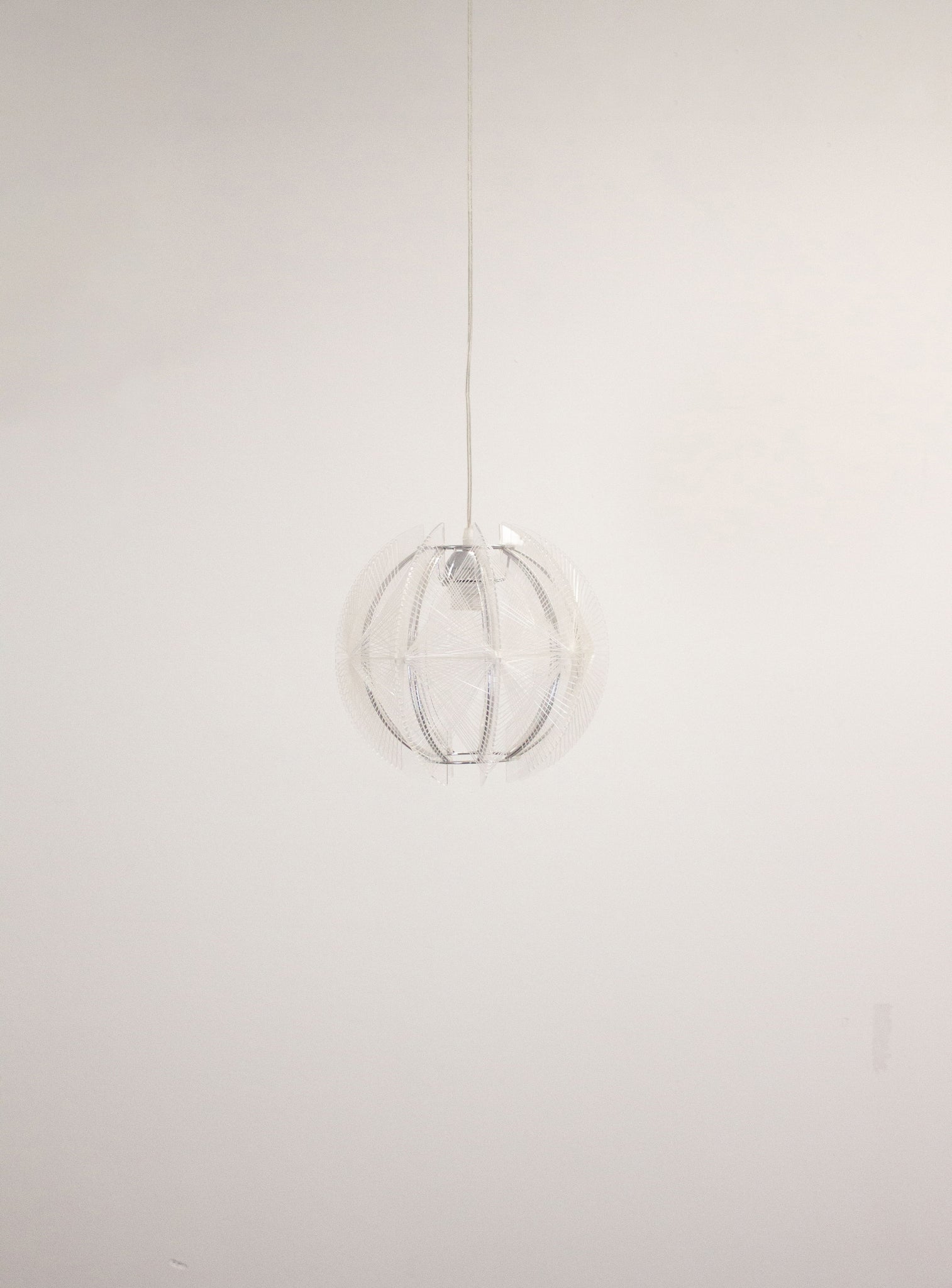 Acrylic Pendant Lamp by Paul Secon