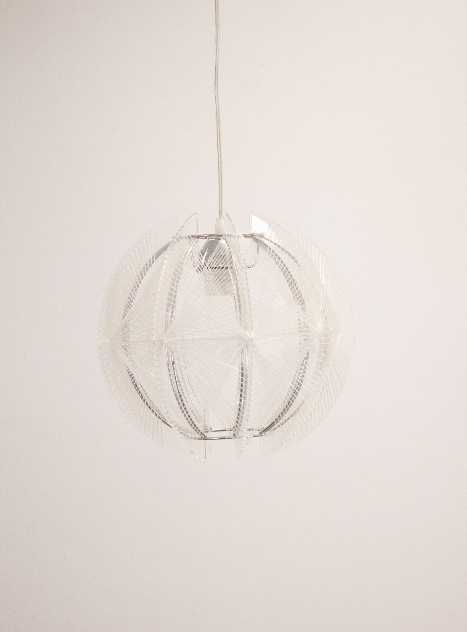 Acrylic Pendant Lamp by Paul Secon