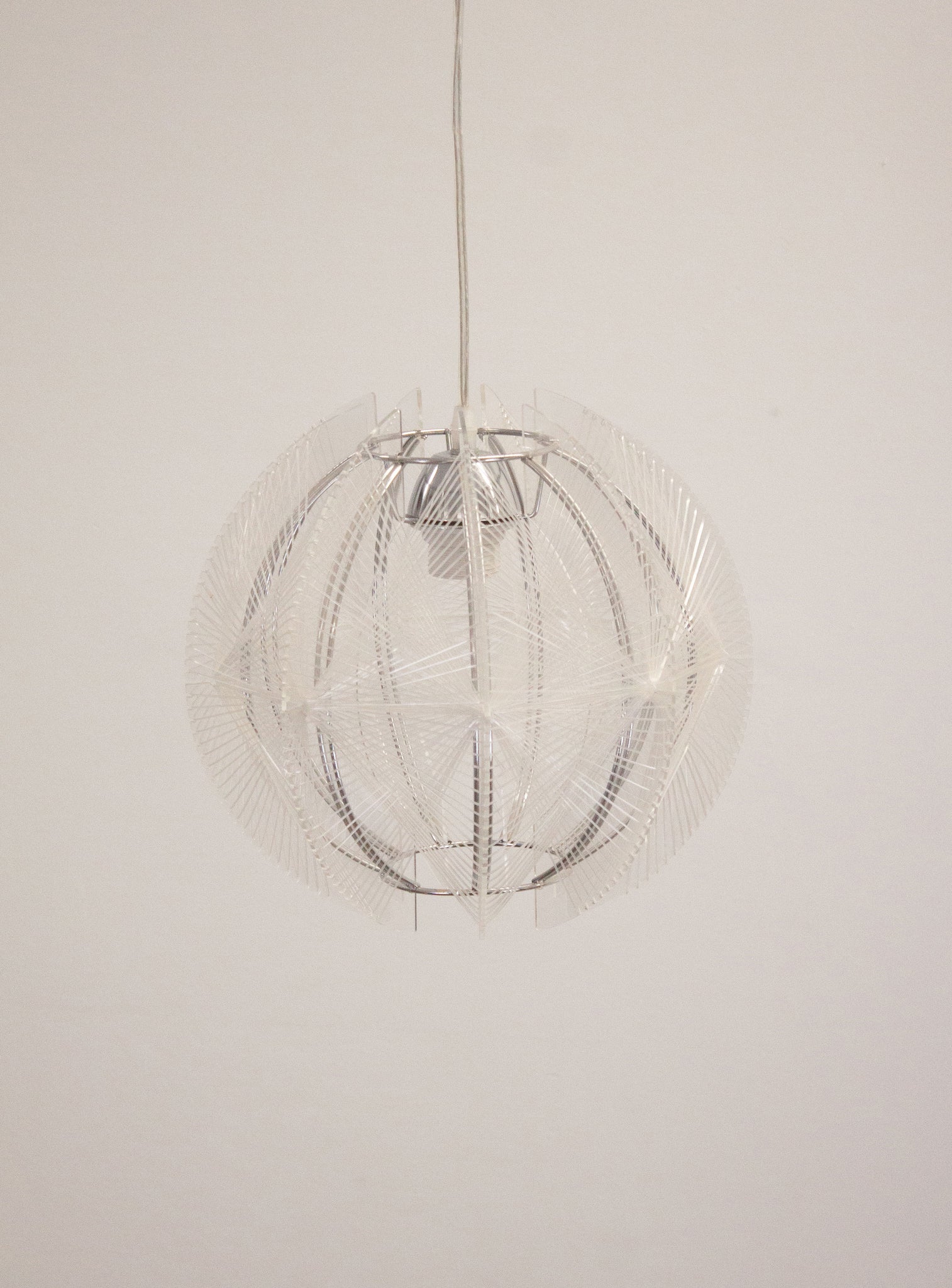 Acrylic Pendant Lamp by Paul Secon