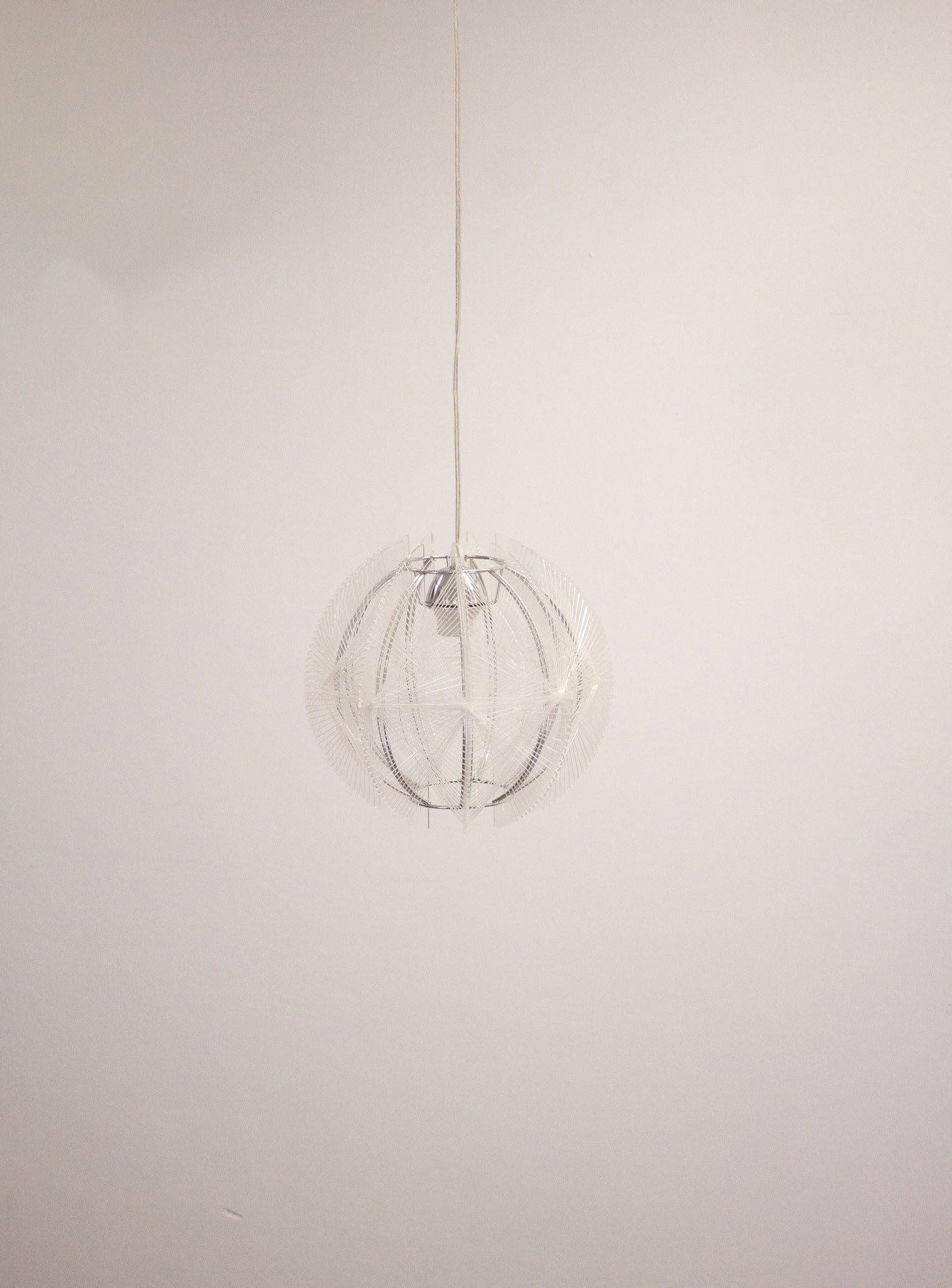 Acrylic Pendant Lamp by Paul Secon