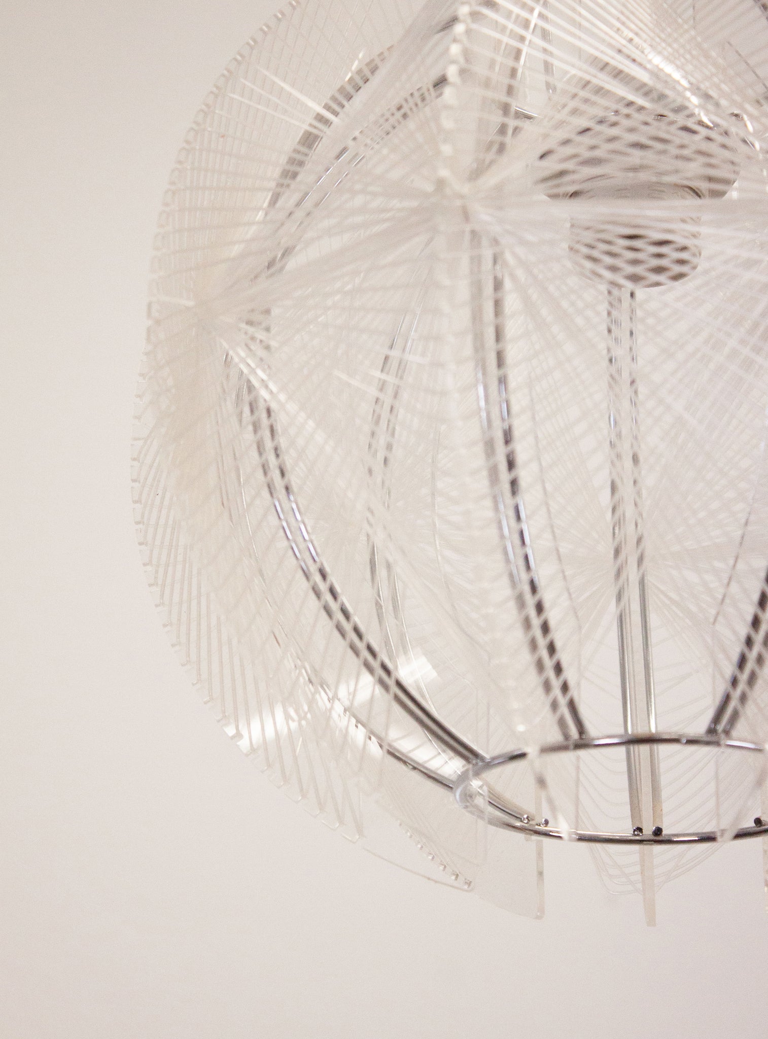 Acrylic Pendant Lamp by Paul Secon