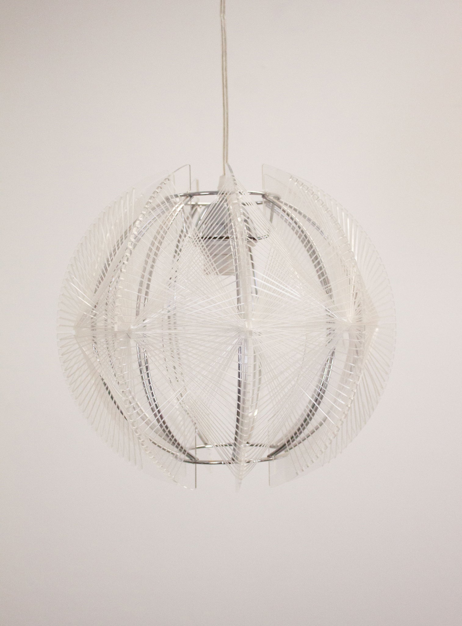 Acrylic Pendant Lamp by Paul Secon