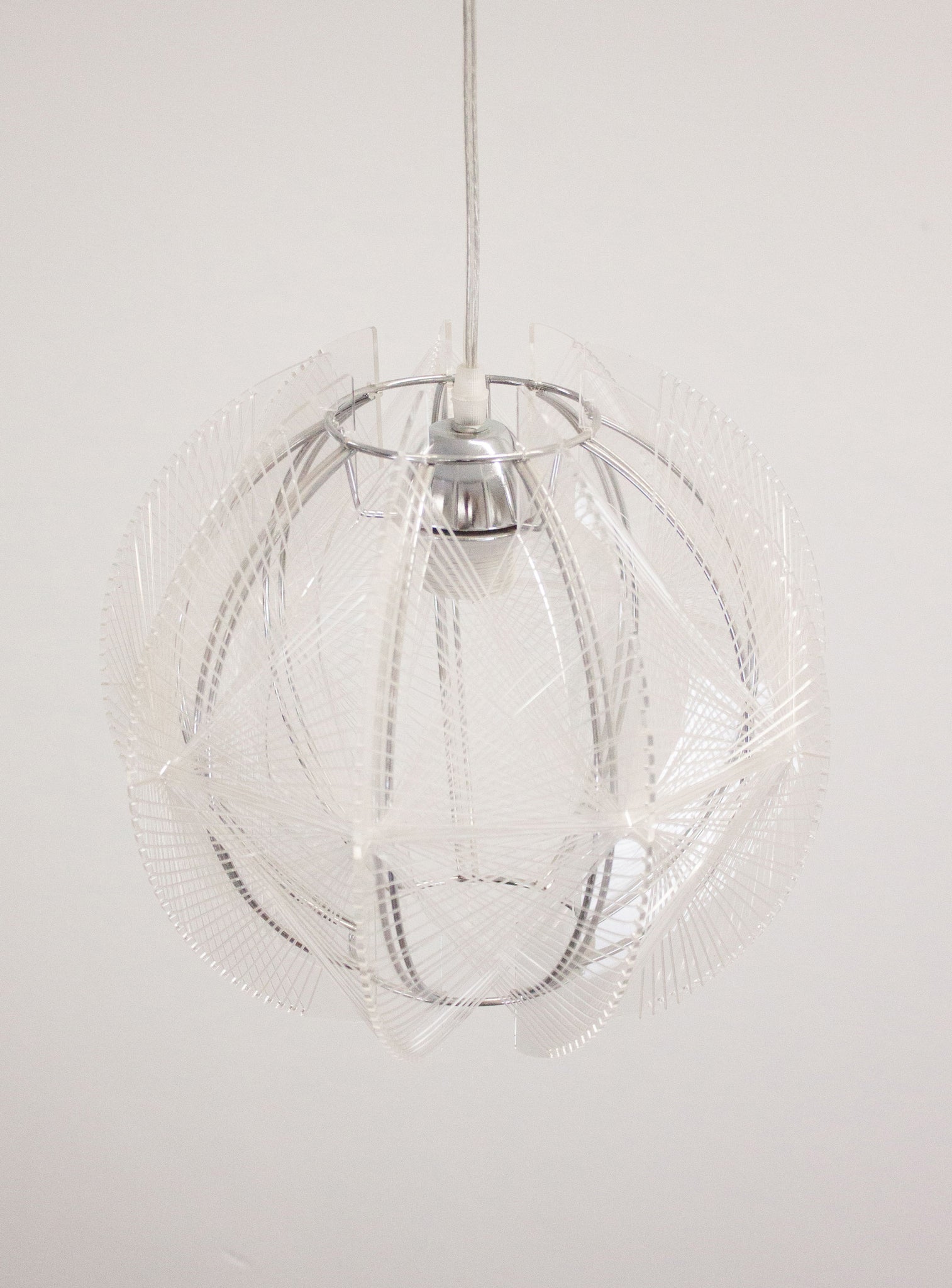 Acrylic Pendant Lamp by Paul Secon