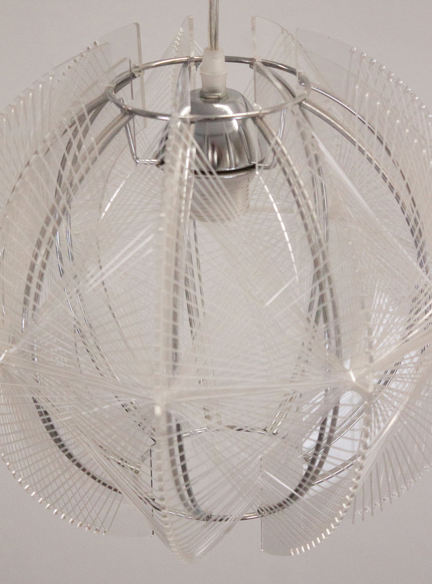 Acrylic Pendant Lamp by Paul Secon