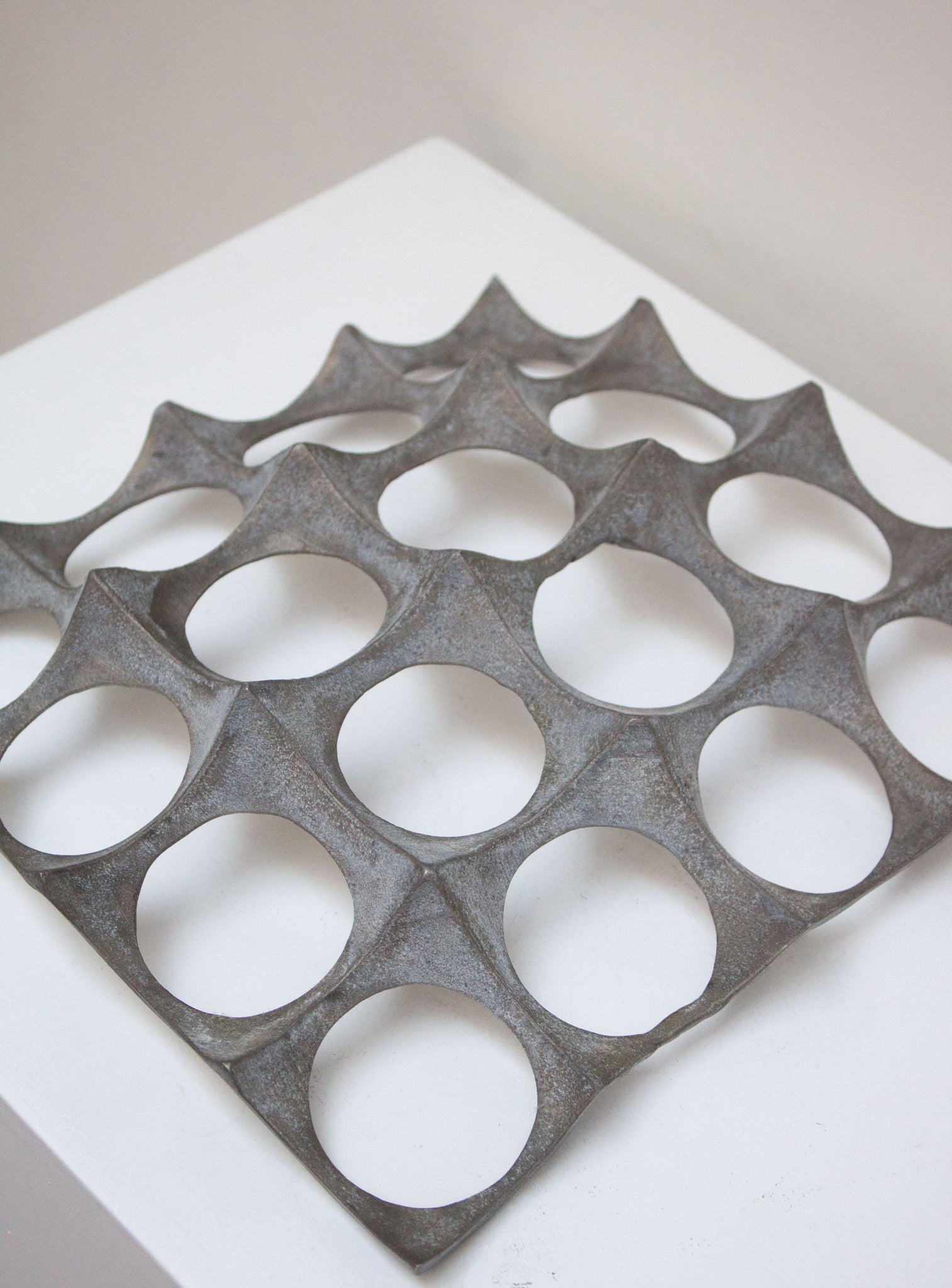 Aluminium Fruit Bowl by Bart van Heesch