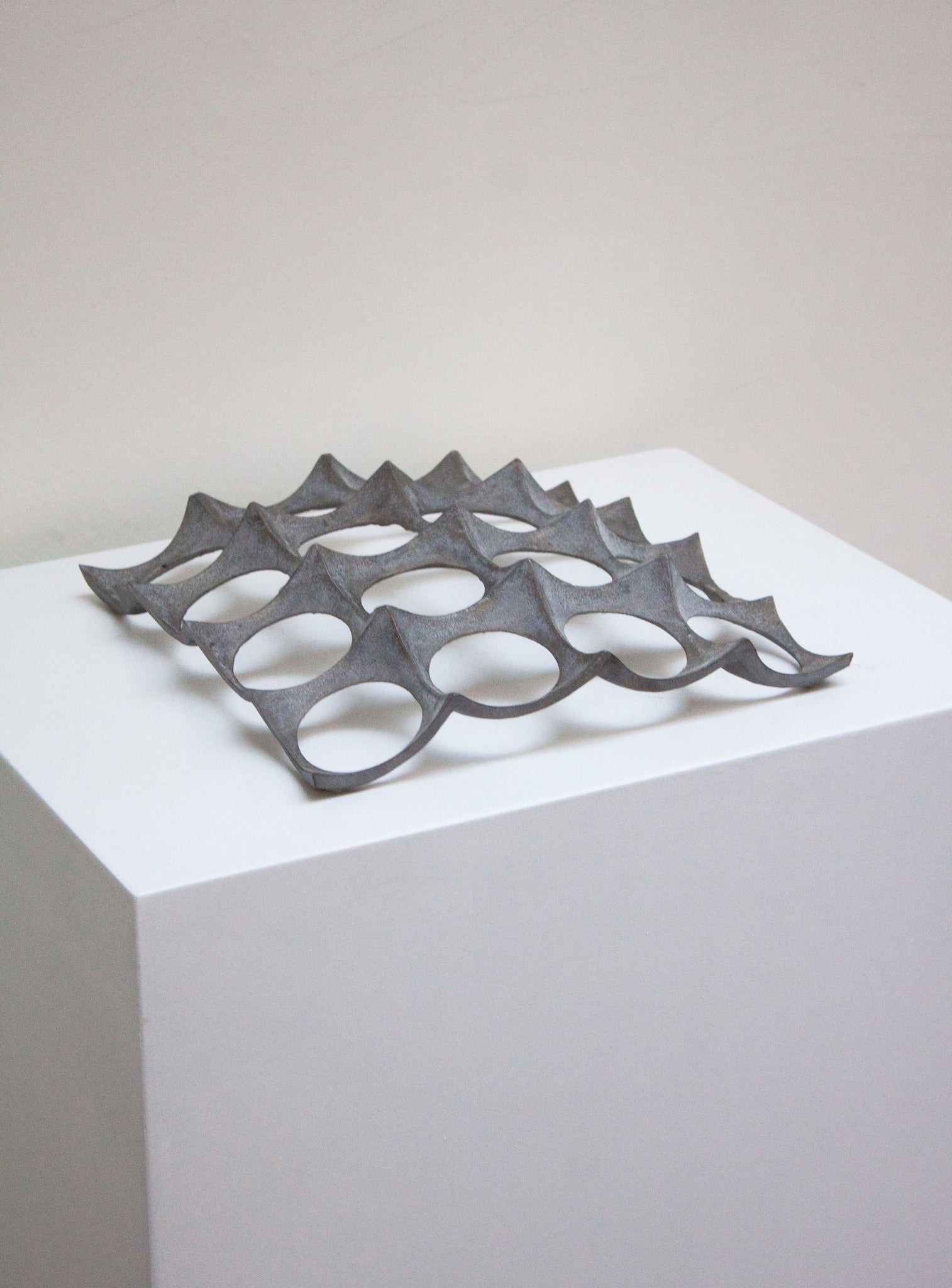 Aluminium Fruit Bowl by Bart van Heesch