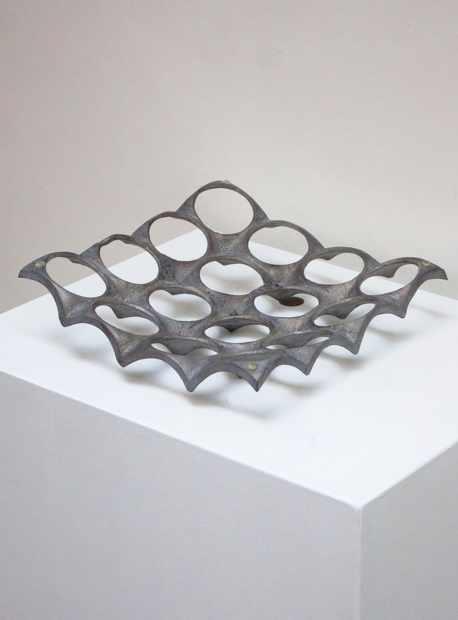 Aluminium Fruit Bowl by Bart van Heesch