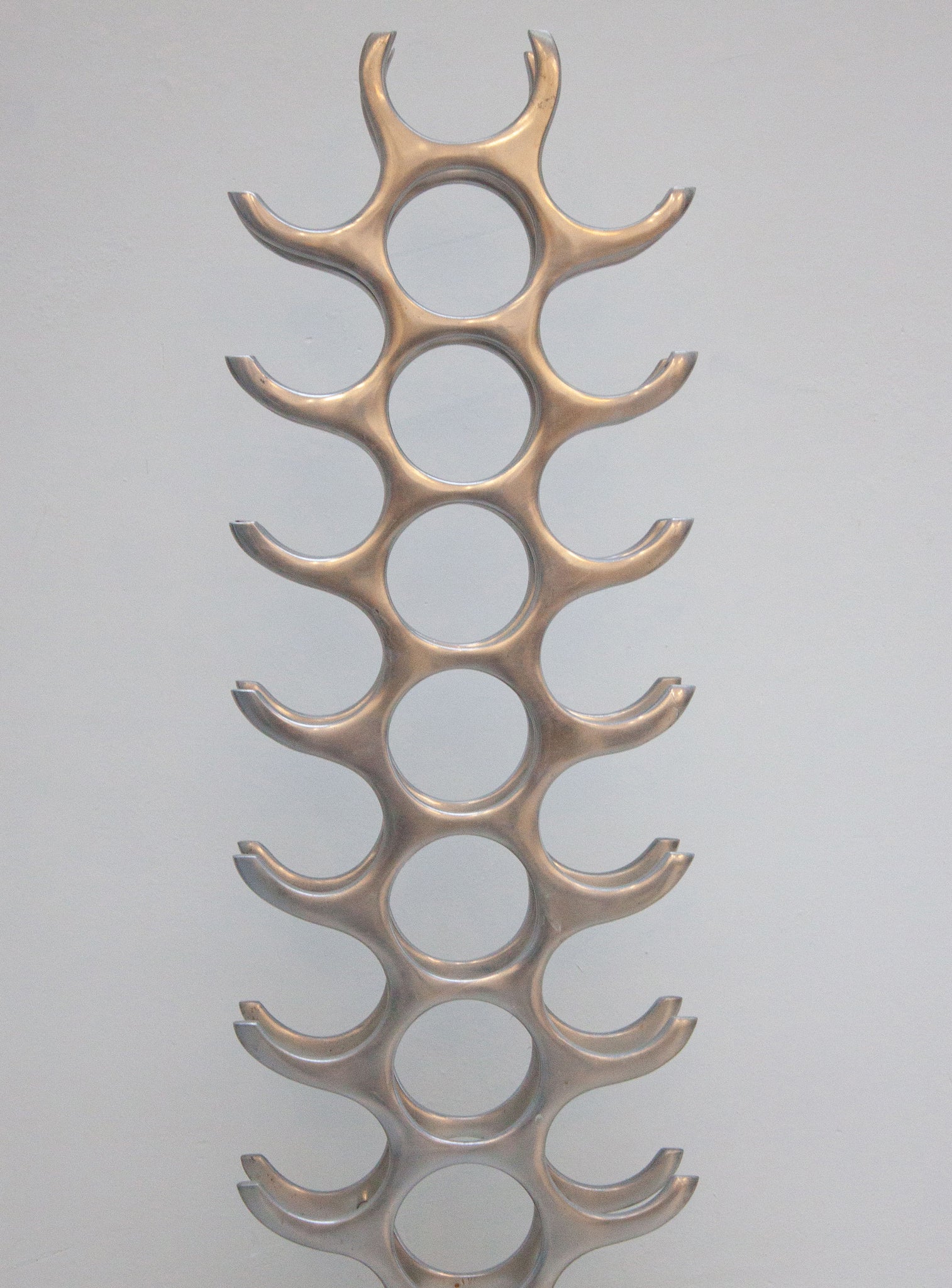 Aluminium Wine Holder by Michael Noll (27 bottles)