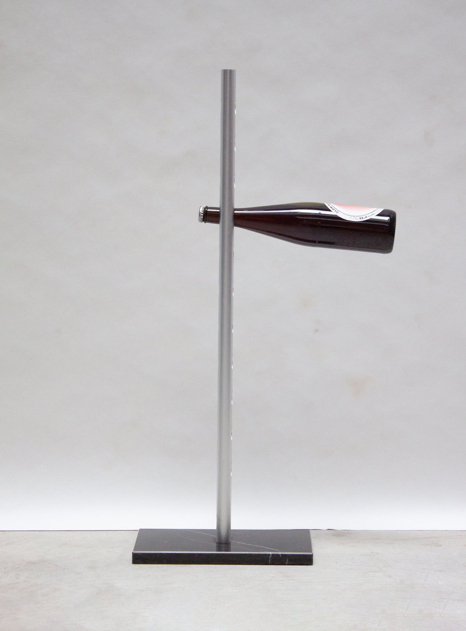 Aluminium Wine Holder on Marble Base