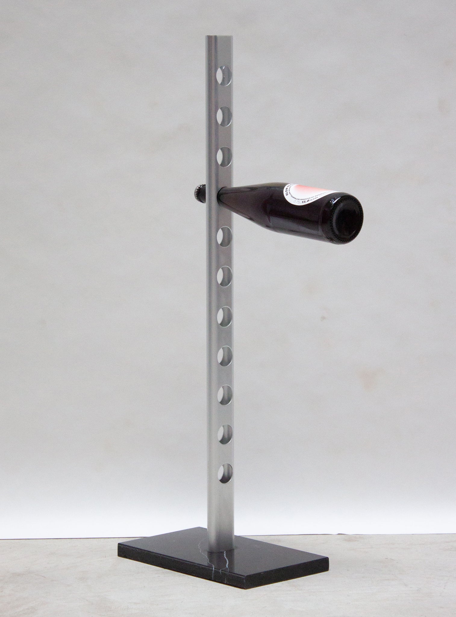Aluminium Wine Holder on Marble Base
