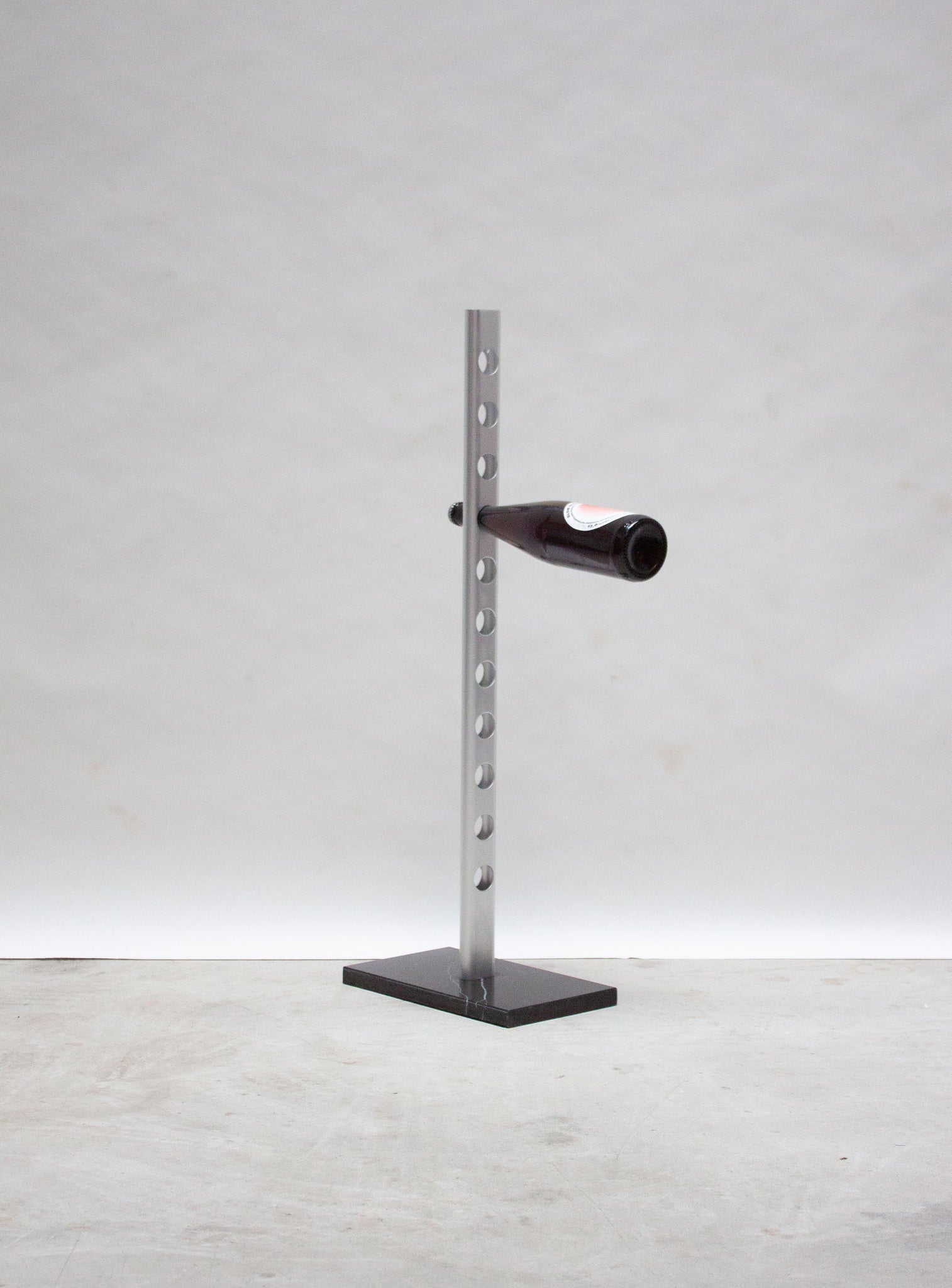 Aluminium Wine Holder on Marble Base