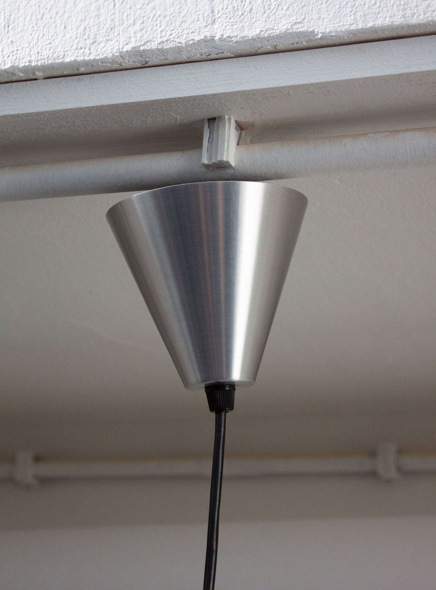 Aluminium and Teak Pendant Lamps