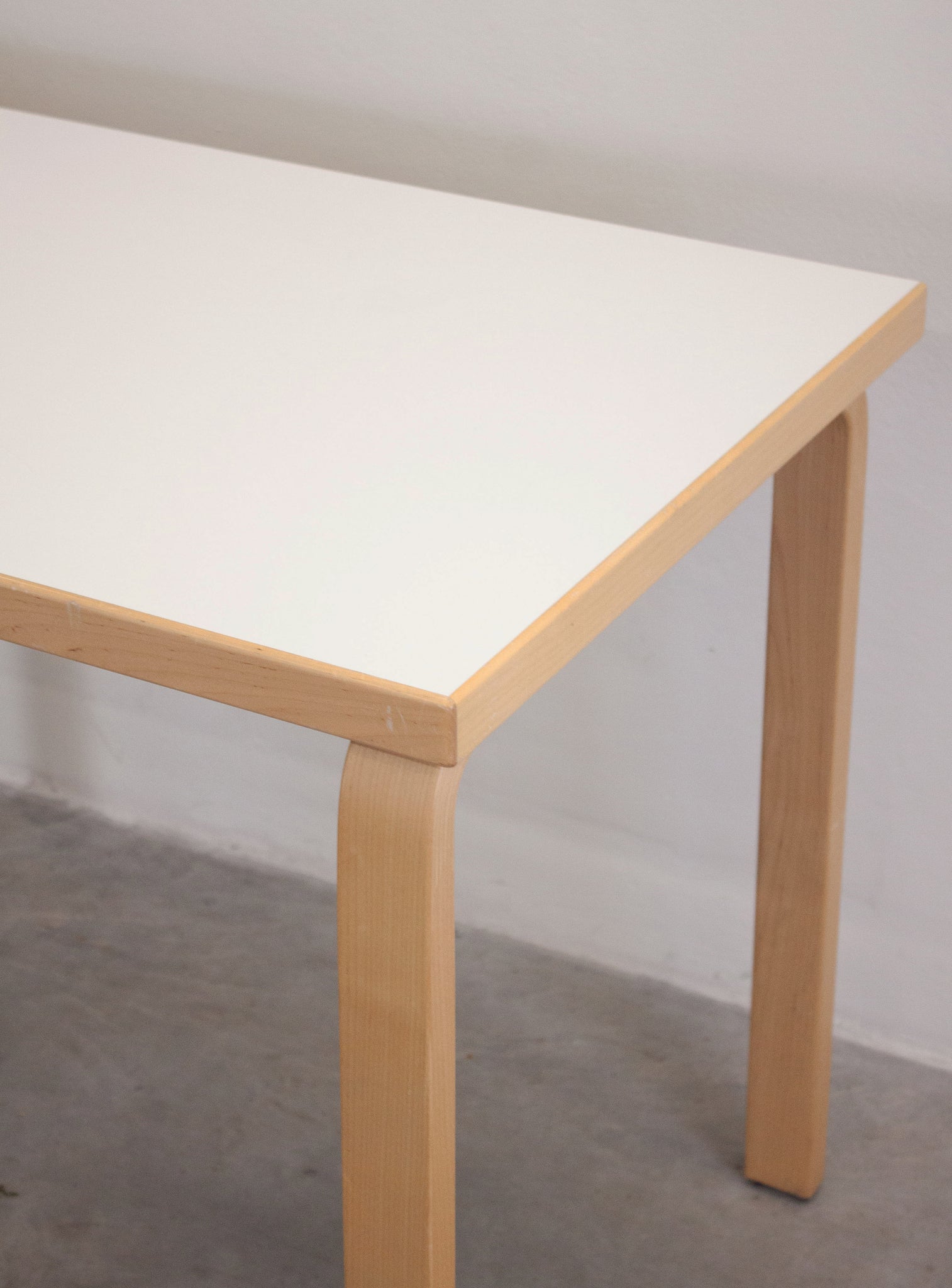 Artek Dining Table or Desk by Alvar Aalto (White)