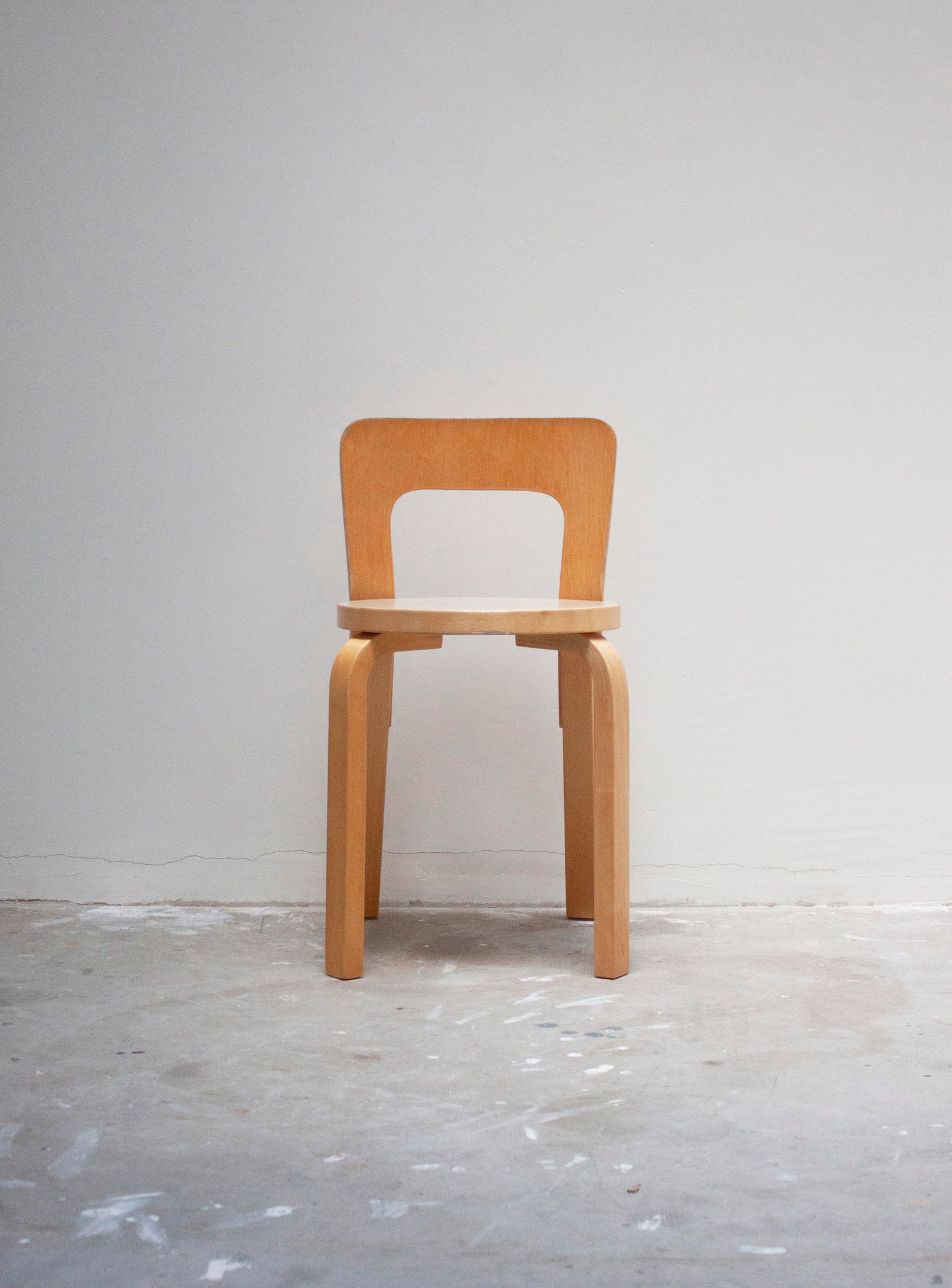 Artek Model 65 Chair by Alvar Aalto (Beige)