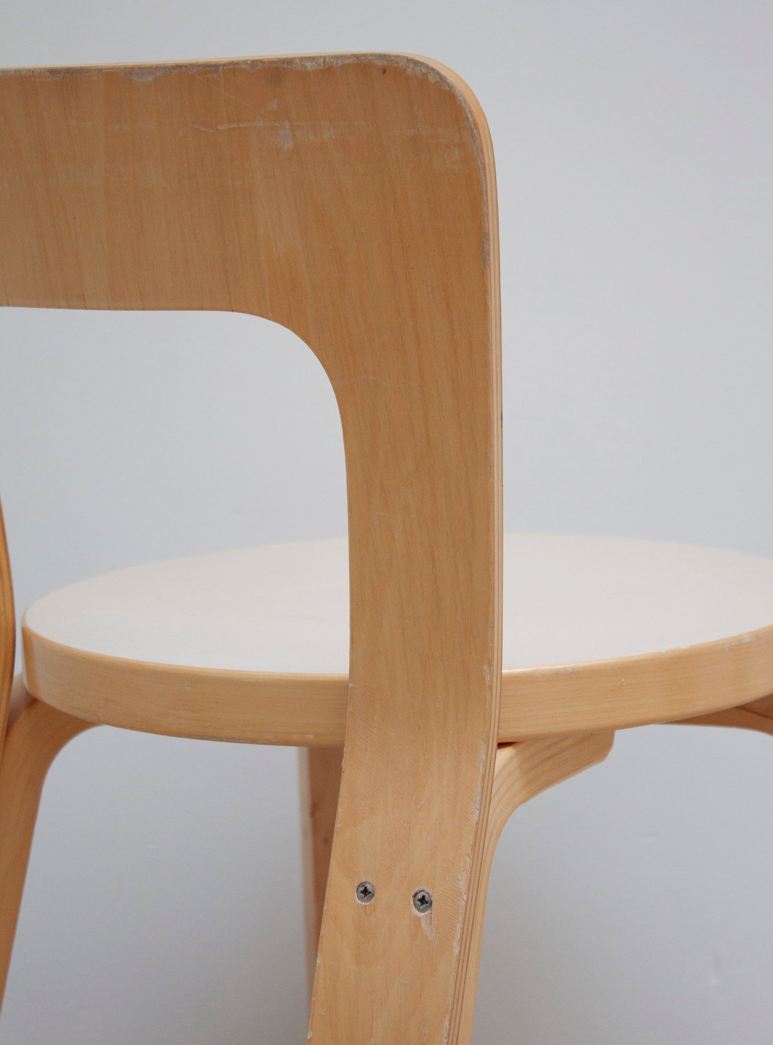 Artek Model 65 Chair by Alvar Aalto (Beige)