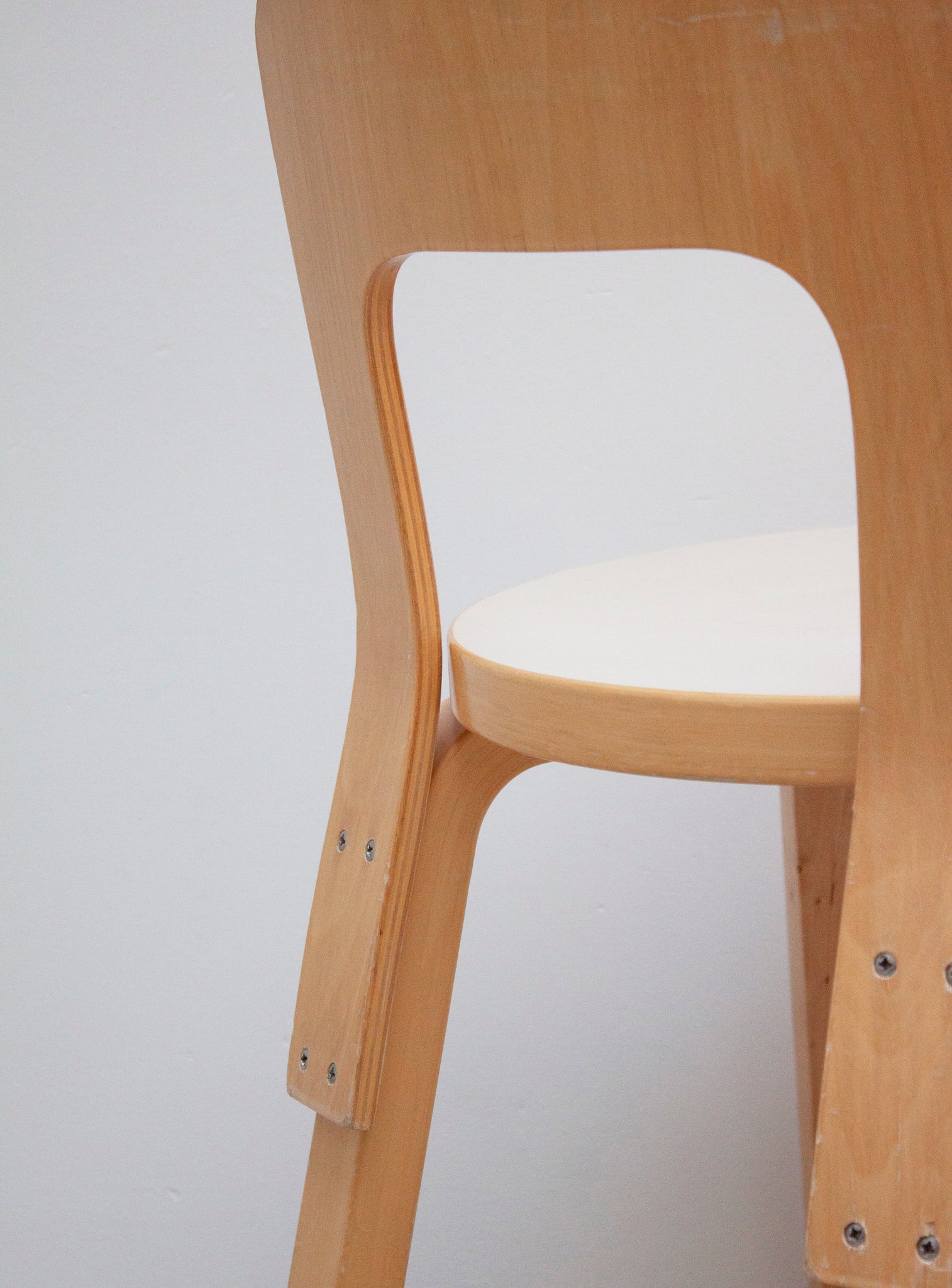 Artek Model 65 Chair by Alvar Aalto (Beige)