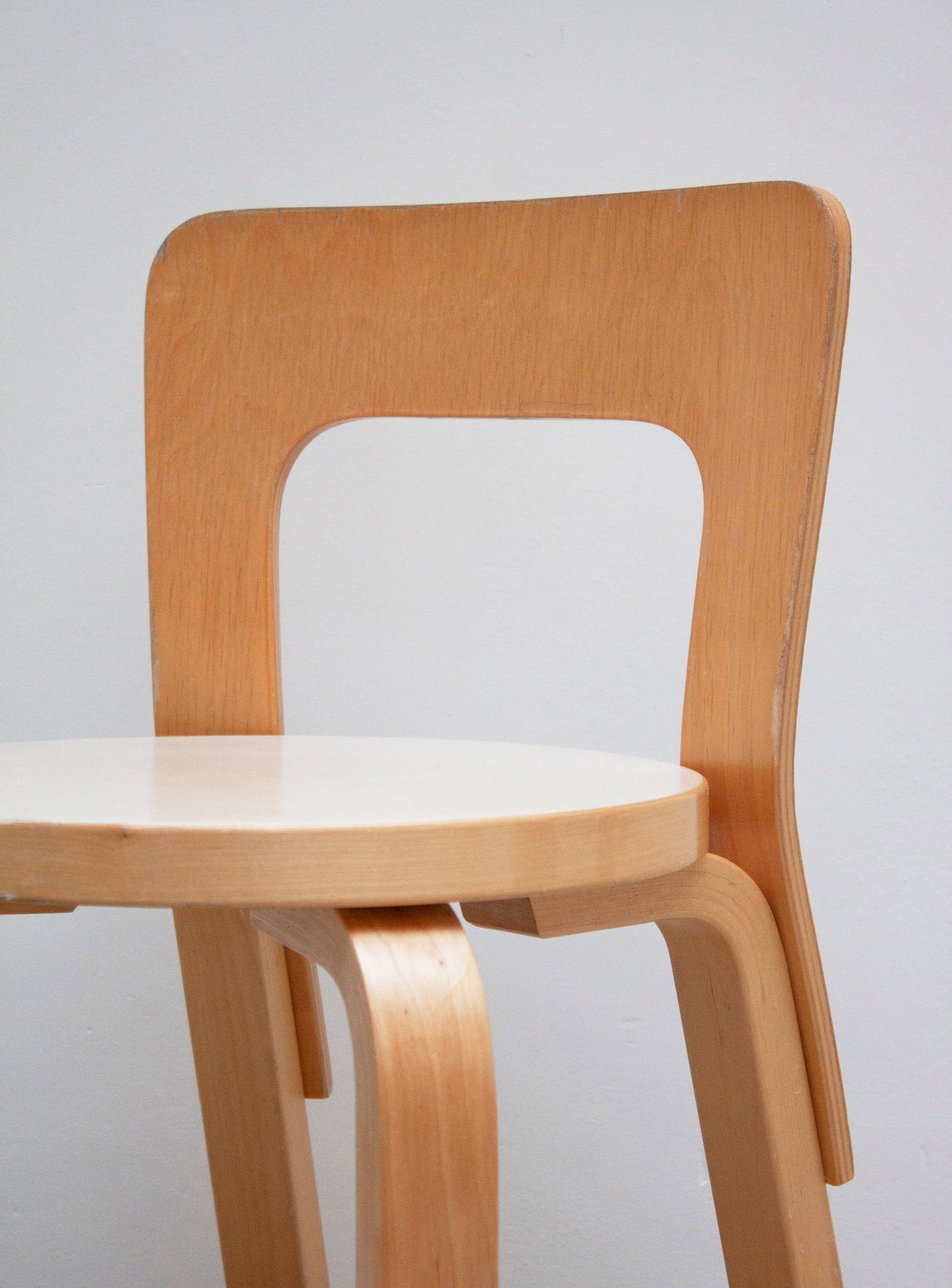 Artek Model 65 Chair by Alvar Aalto (Beige)