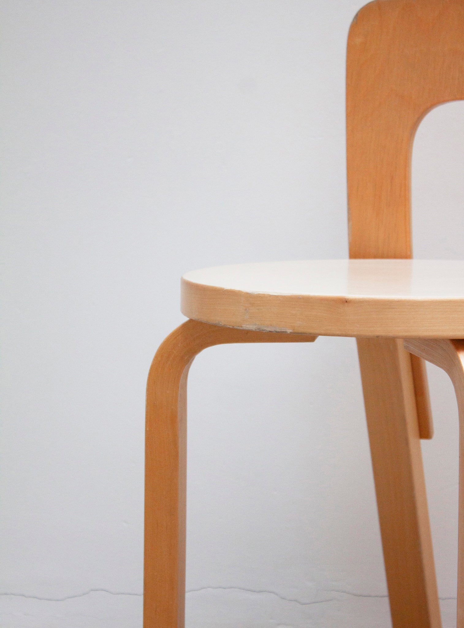 Artek Model 65 Chair by Alvar Aalto (Beige)