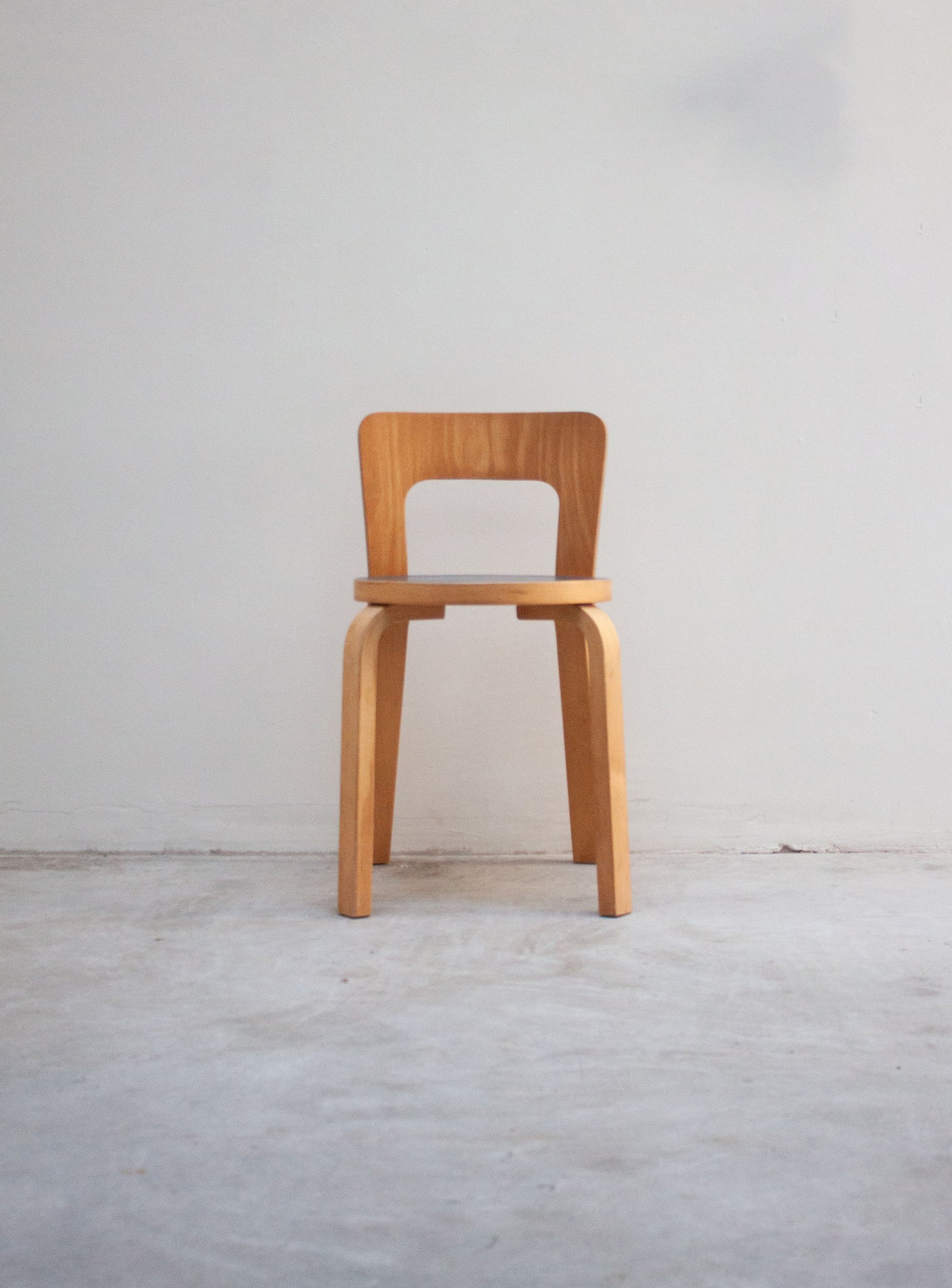 Artek Model 65 Chair by Alvar Aalto (Blue)