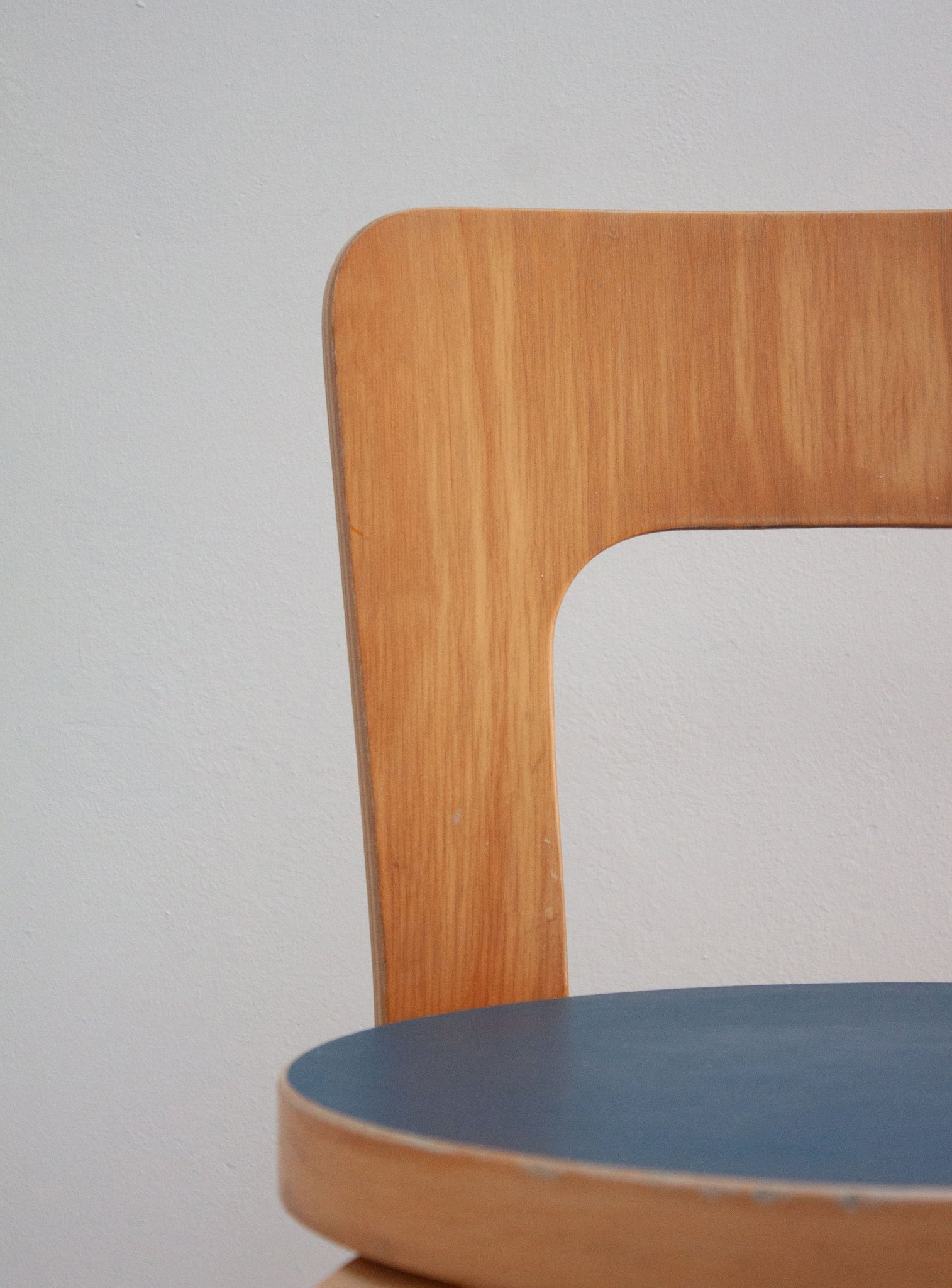 Artek Model 65 Chair by Alvar Aalto (Blue)
