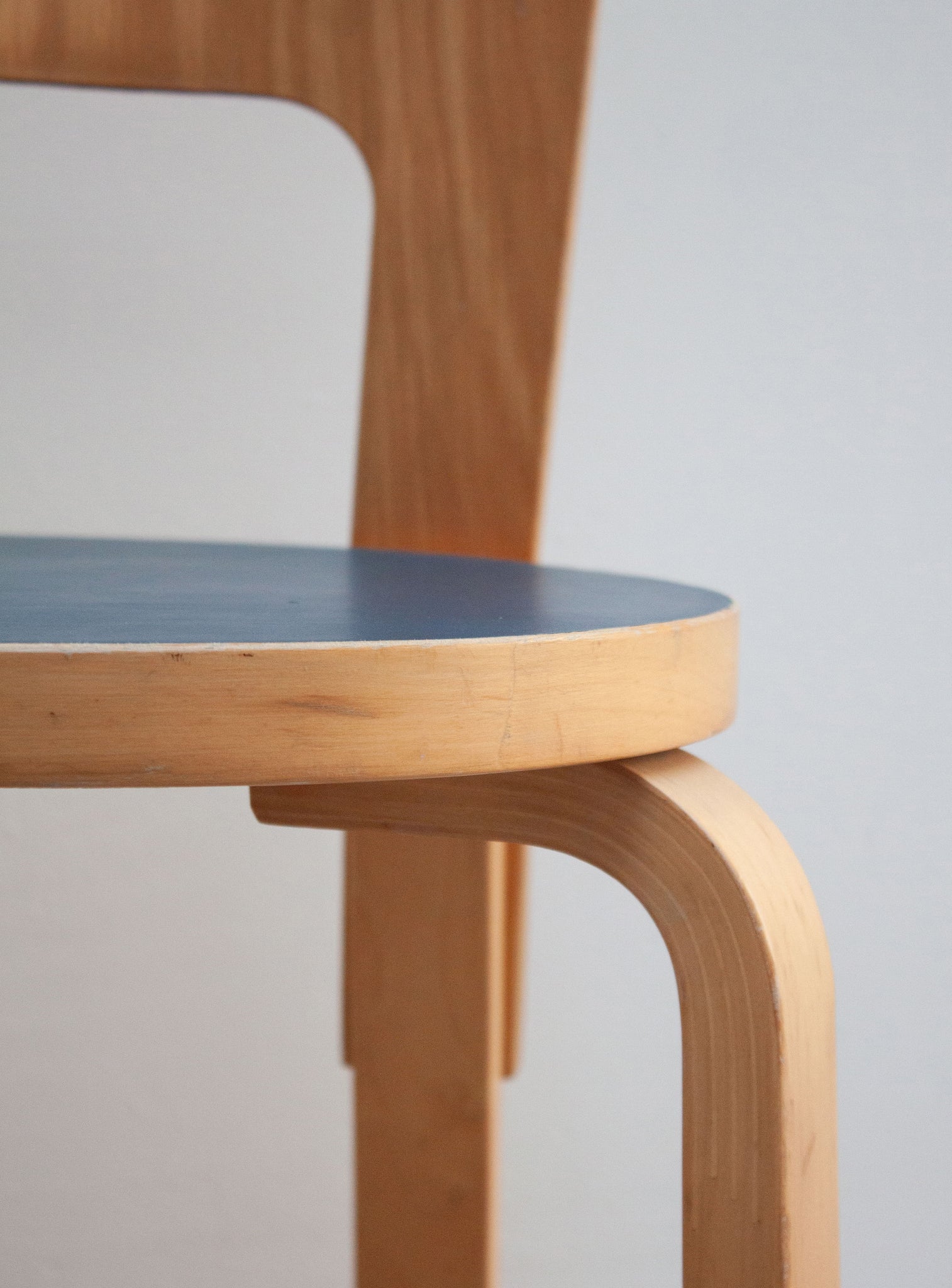 Artek Model 65 Chair by Alvar Aalto (Blue)