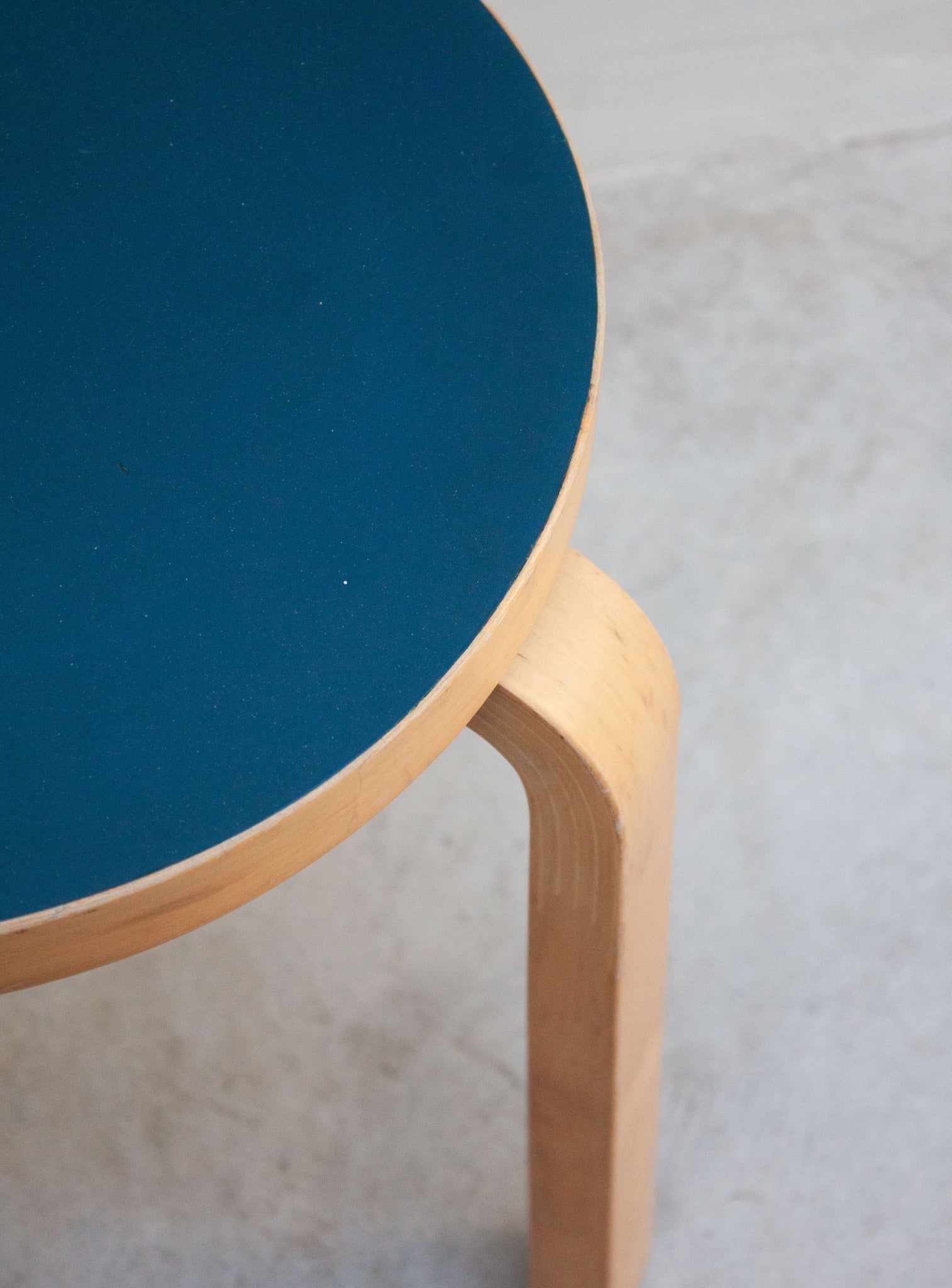 Artek Model 65 Chair by Alvar Aalto (Blue)