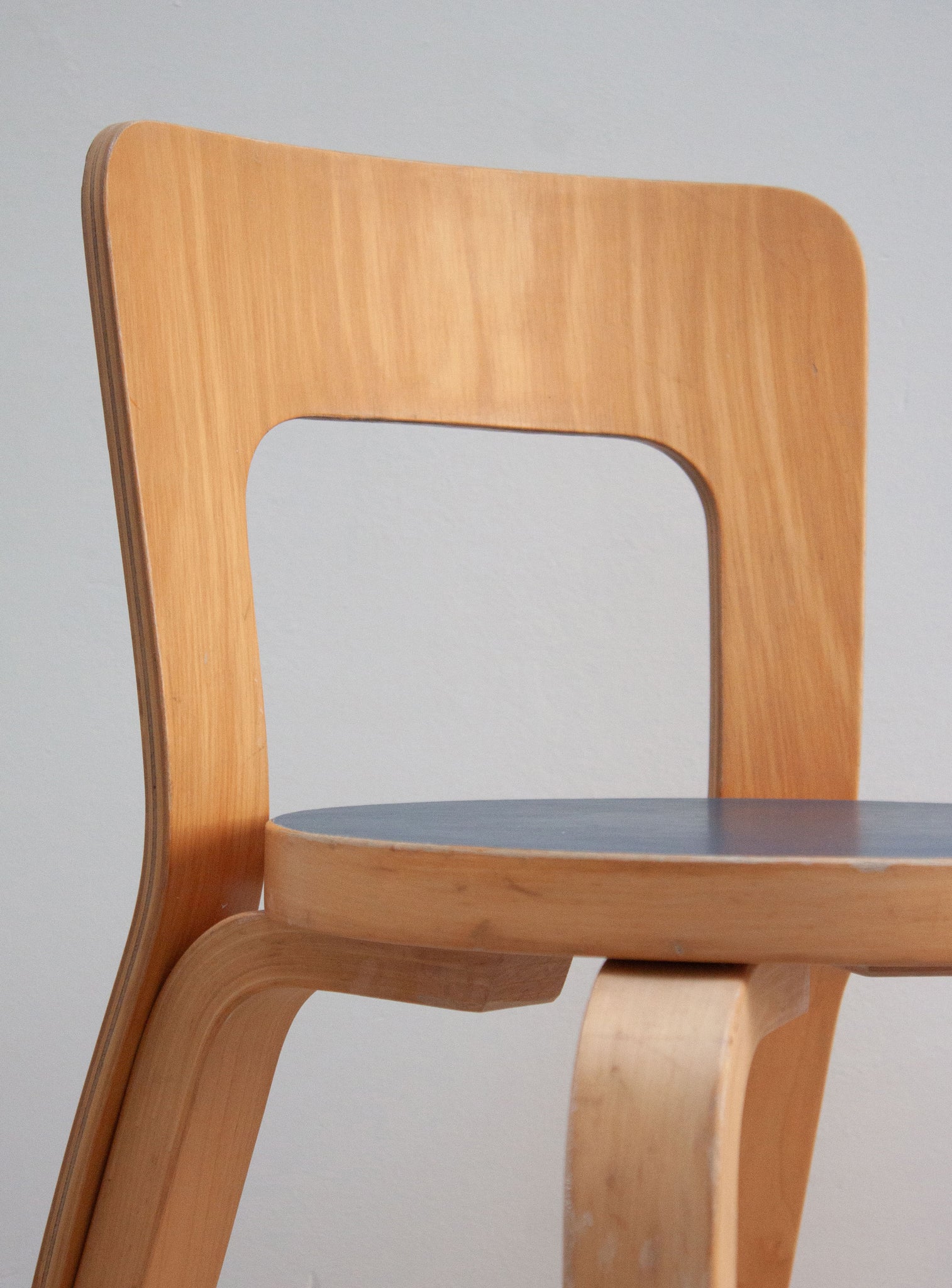 Artek Model 65 Chair by Alvar Aalto (Blue)