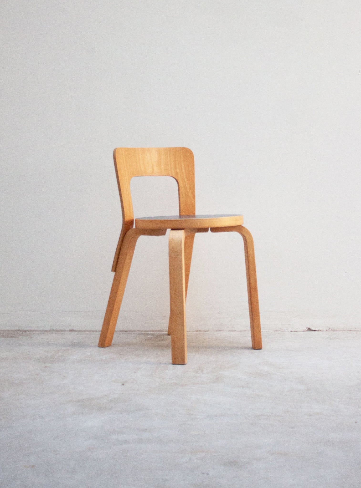 Artek Model 65 Chair by Alvar Aalto (Blue)
