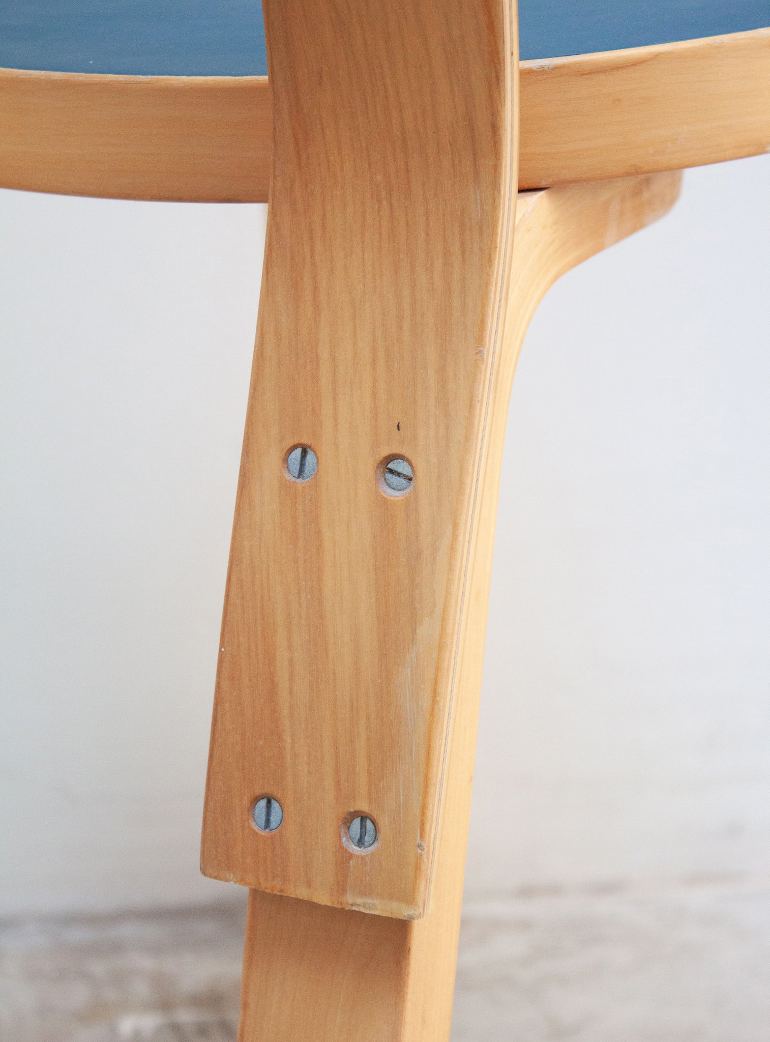 Artek Model 65 Chair by Alvar Aalto (Blue)