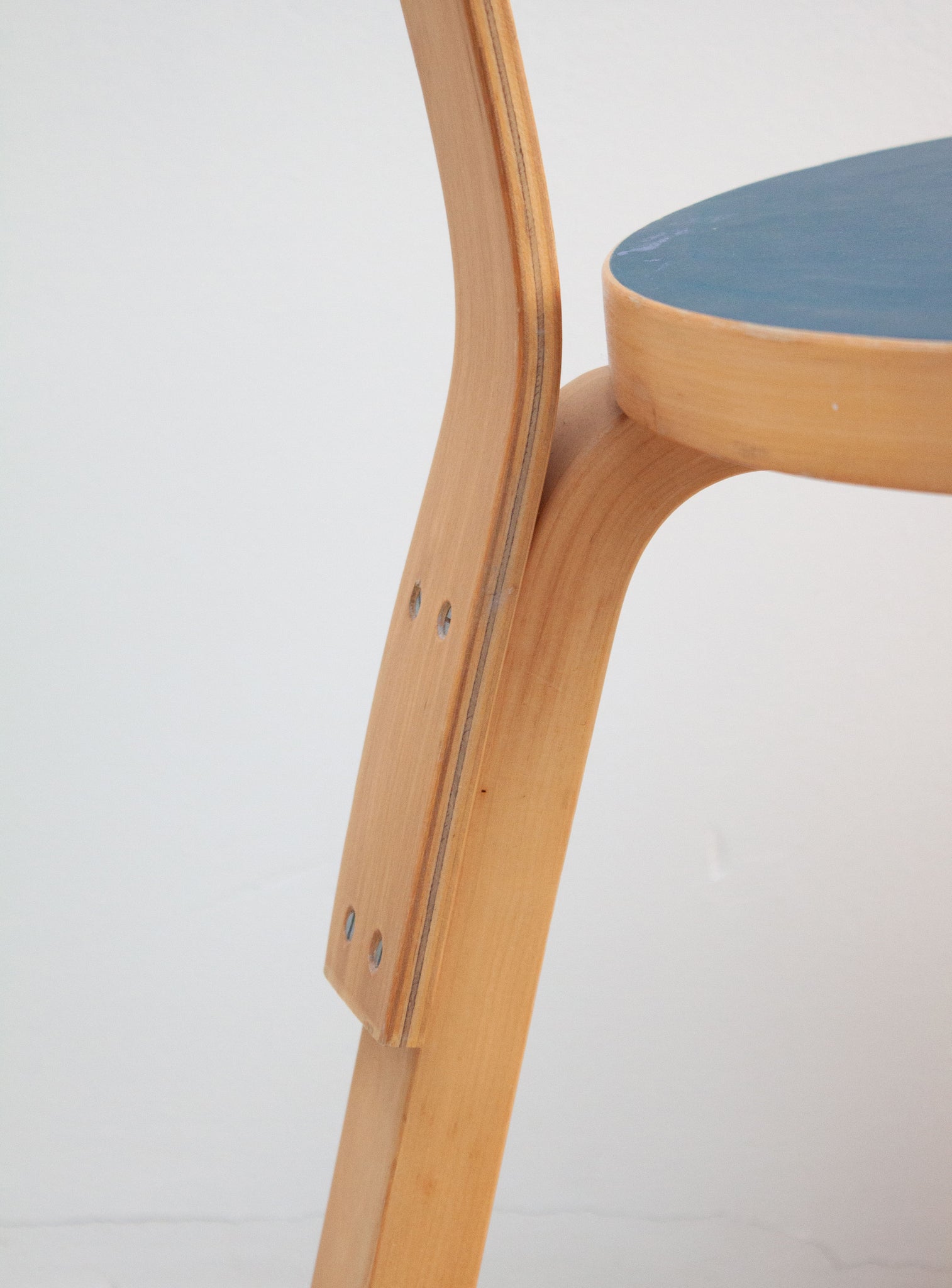 Artek Model 65 Chair by Alvar Aalto (Blue)