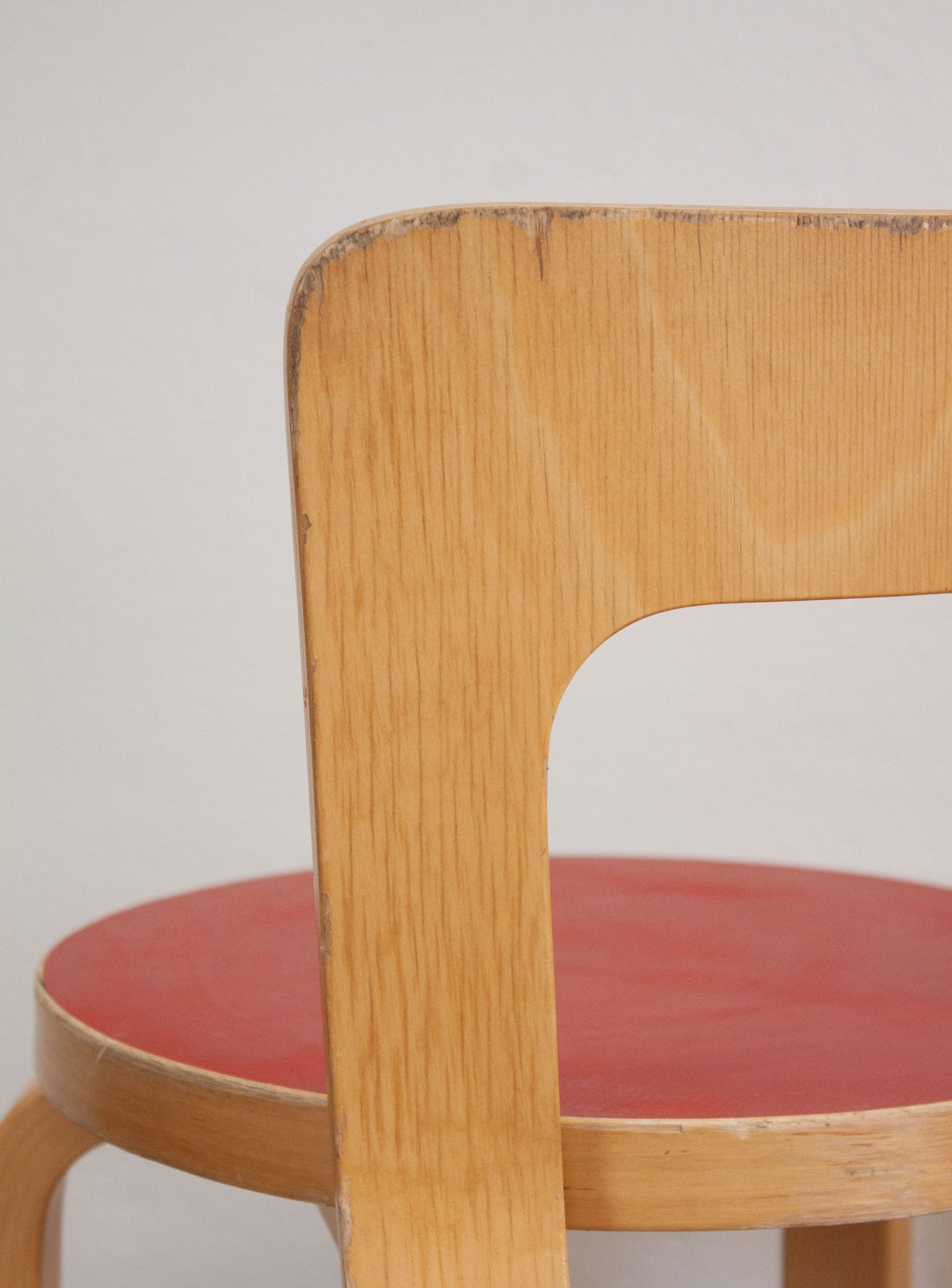 Artek Model 65 Chair by Alvar Aalto (Red)