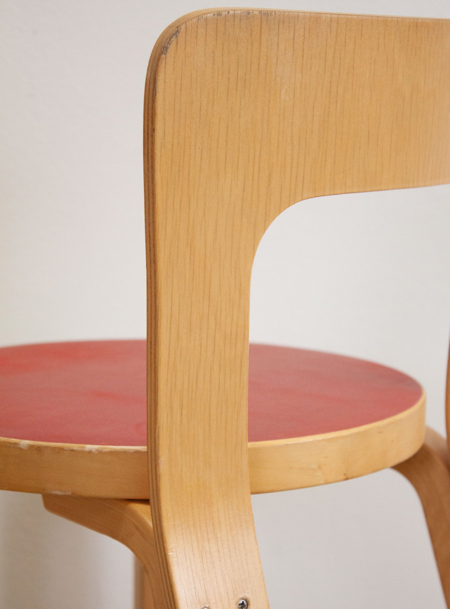 Artek Model 65 Chair by Alvar Aalto (Red)