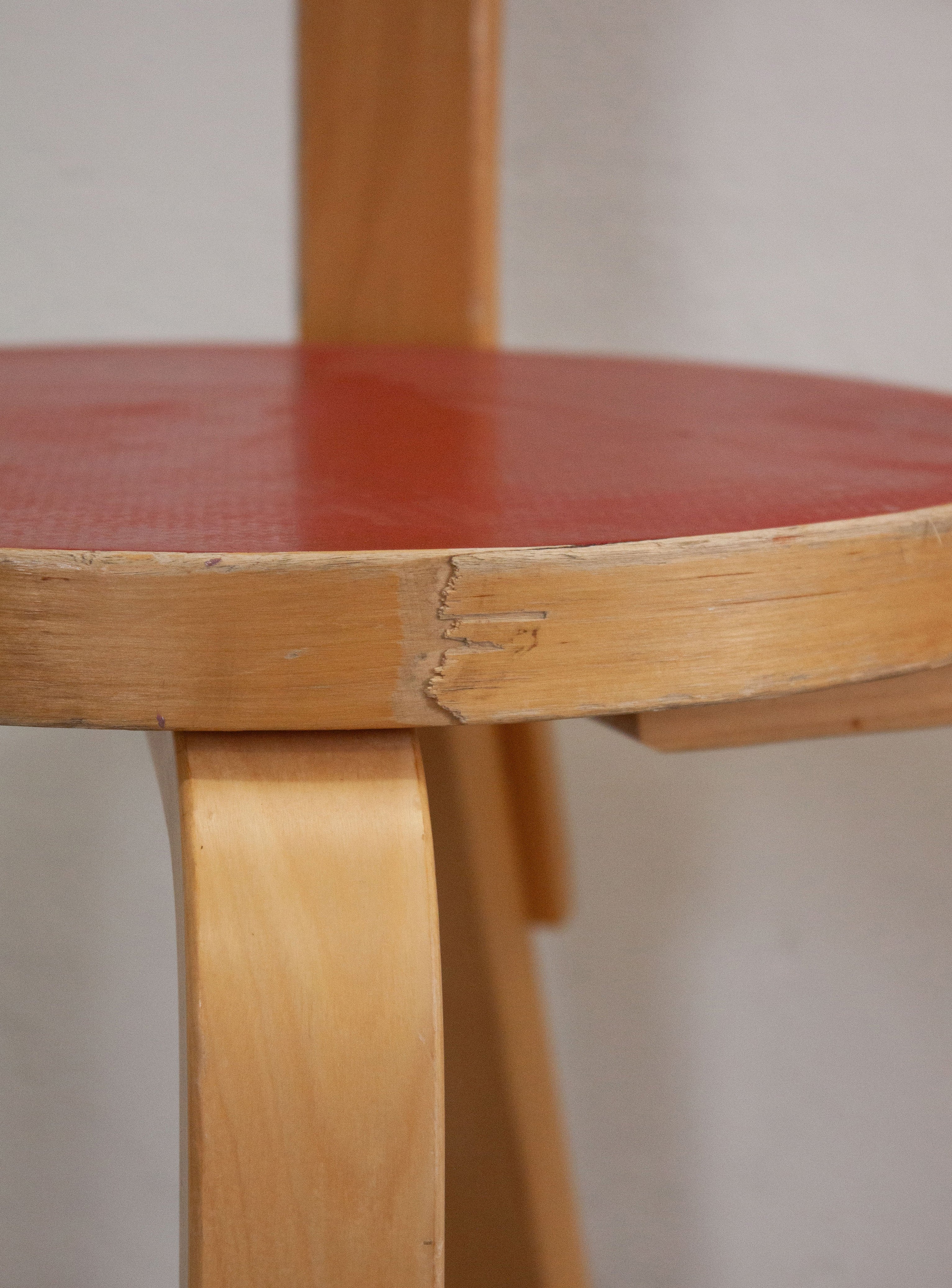 AALTO　アアルト　Artek 　チェア　65s 赤　ヴィンテージ　ビンテージ Vintage Chair｜Alvar Aalto,Chair 65 artek｜北欧インテリア