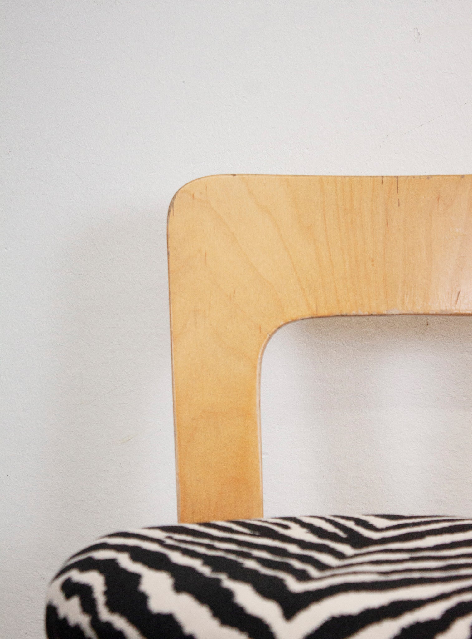 Artek Model 65 Chair by Alvar Aalto (Zebra)