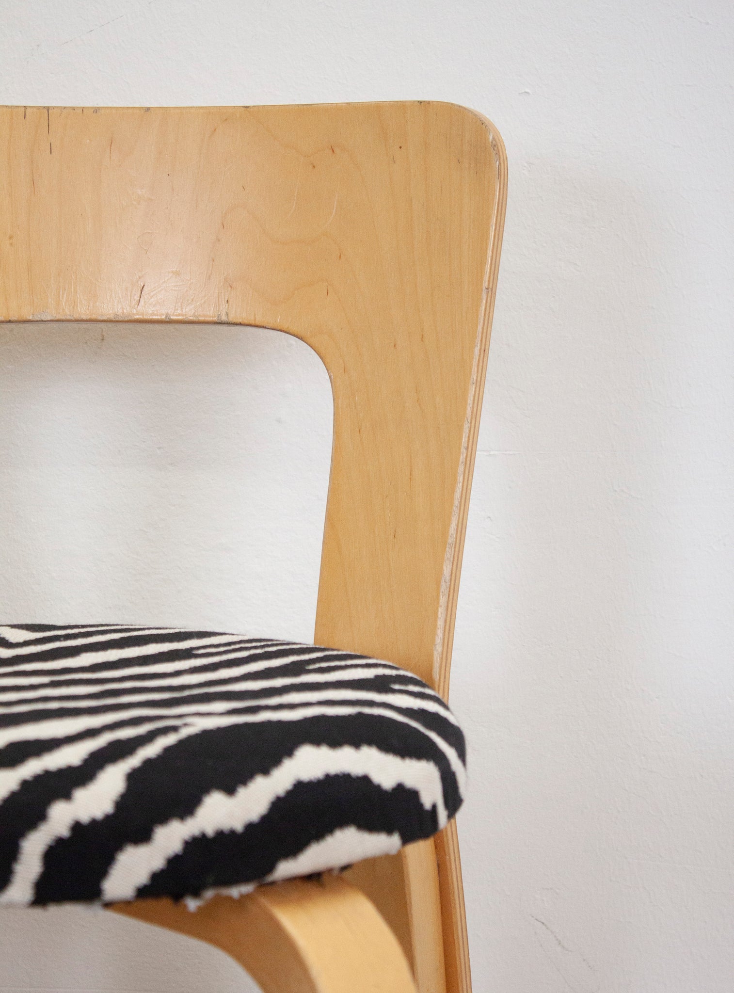 Artek Model 65 Chair by Alvar Aalto (Zebra)