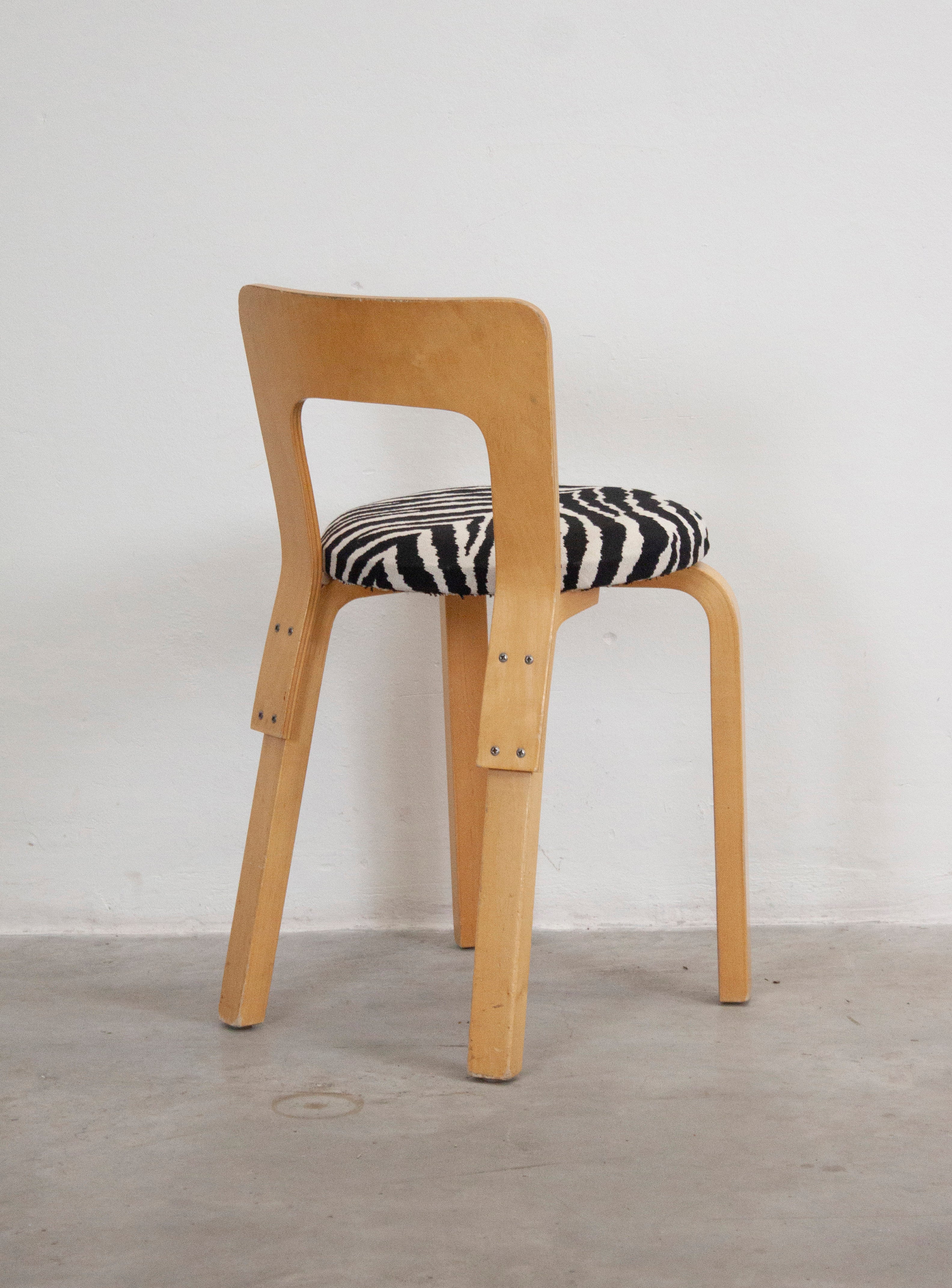 Artek Model 65 Chair by Alvar Aalto (Zebra) – JUKI AMSTERDAM