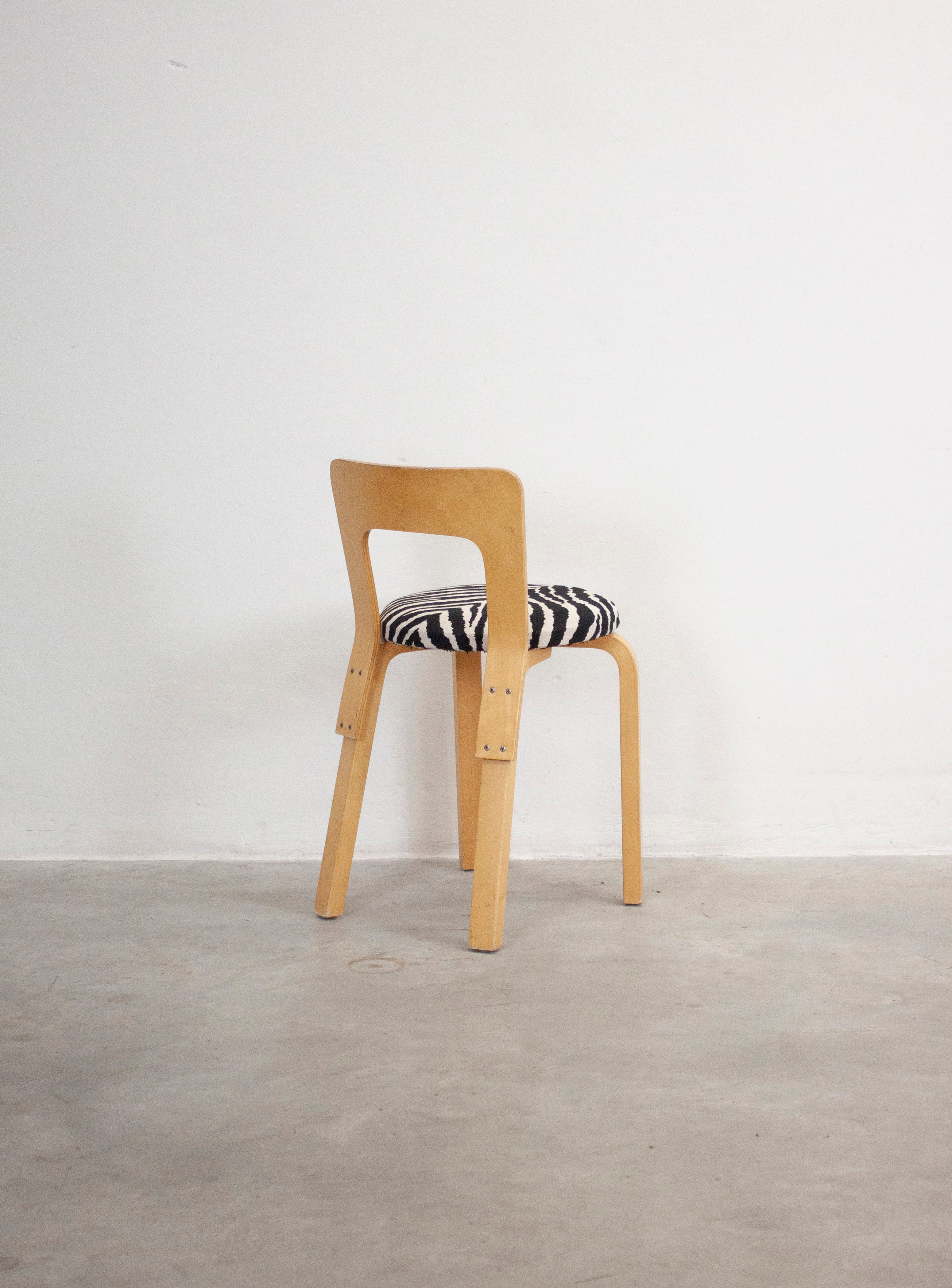Artek Model 65 Chair by Alvar Aalto (Zebra) – JUKI AMSTERDAM