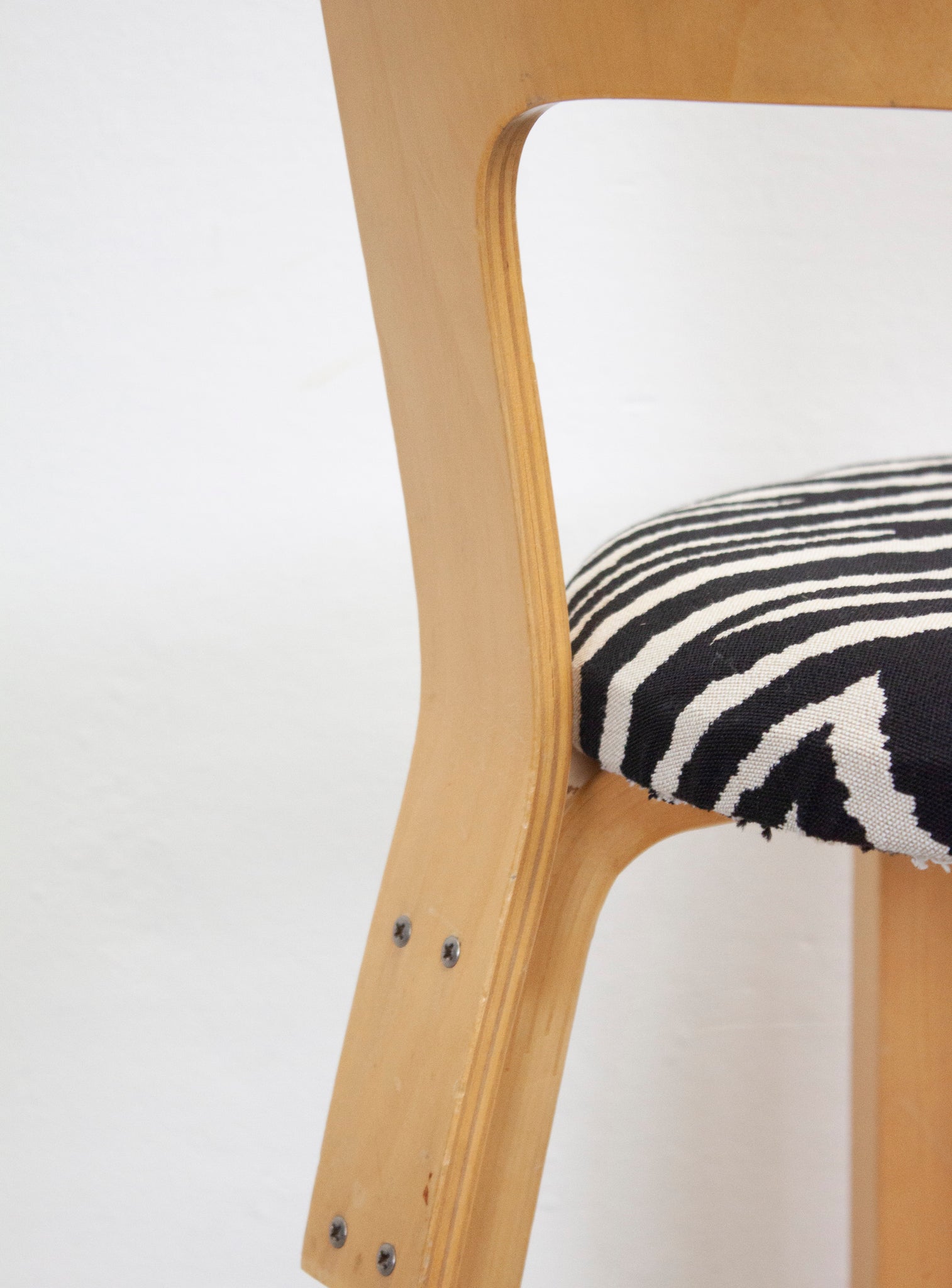 Artek Model 65 Chair by Alvar Aalto (Zebra)