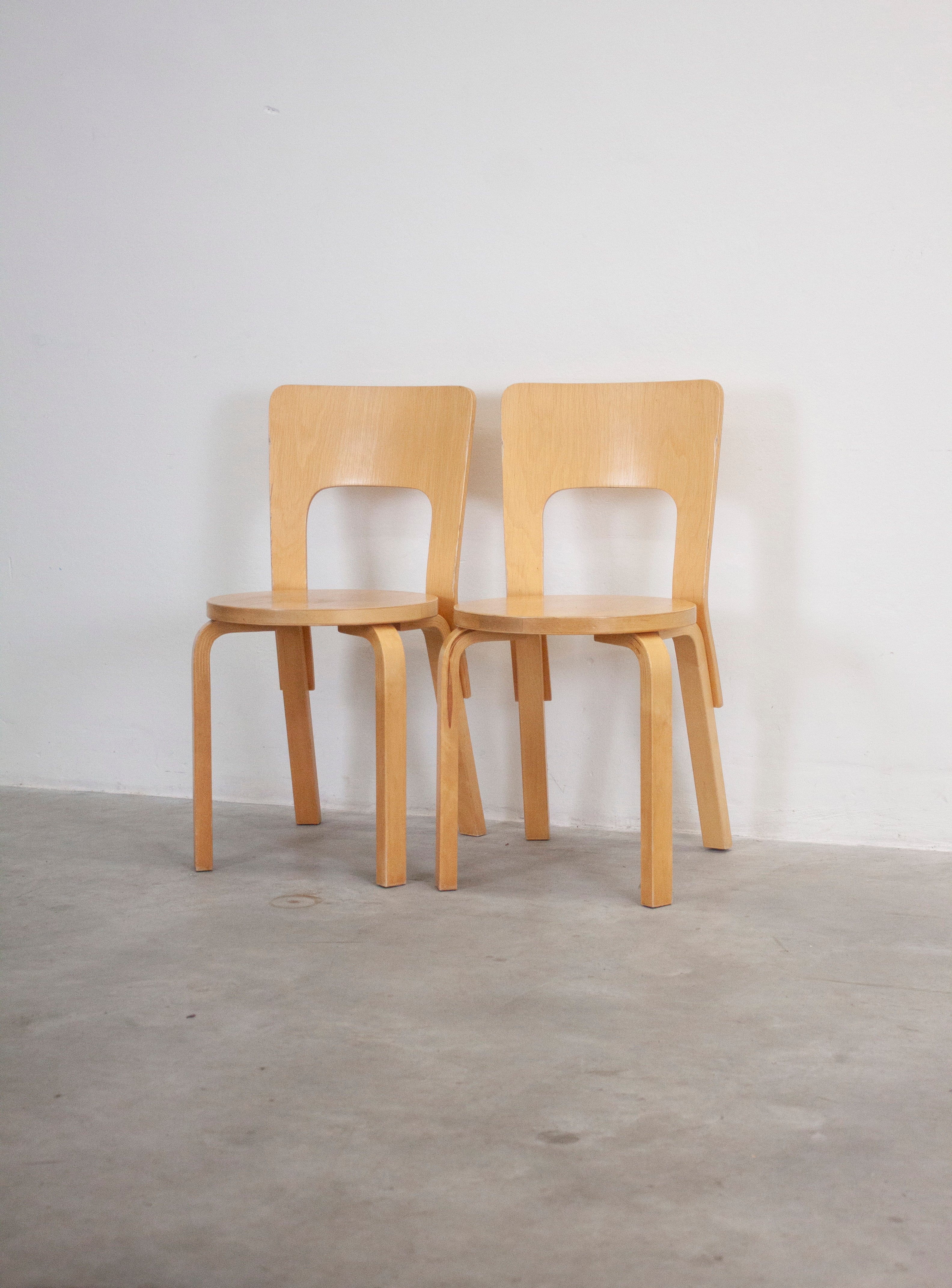 artek（ALVAR AALTO）のチェア66 Artek Aalto Chair 66 - Birch – MoMA Design Store