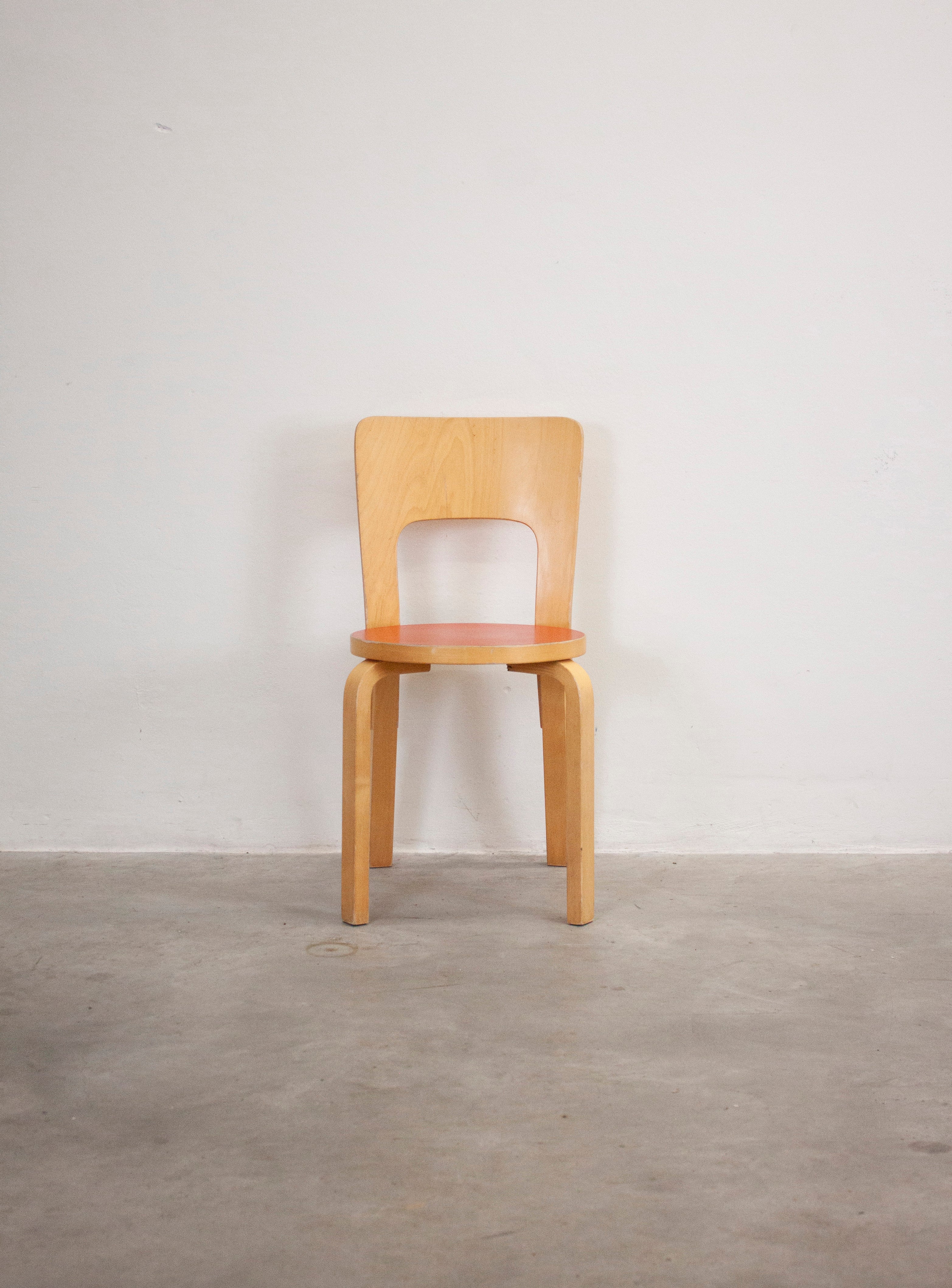 Artek Model 66 Chair by Alvar Aalto (Red) – JUKI AMSTERDAM