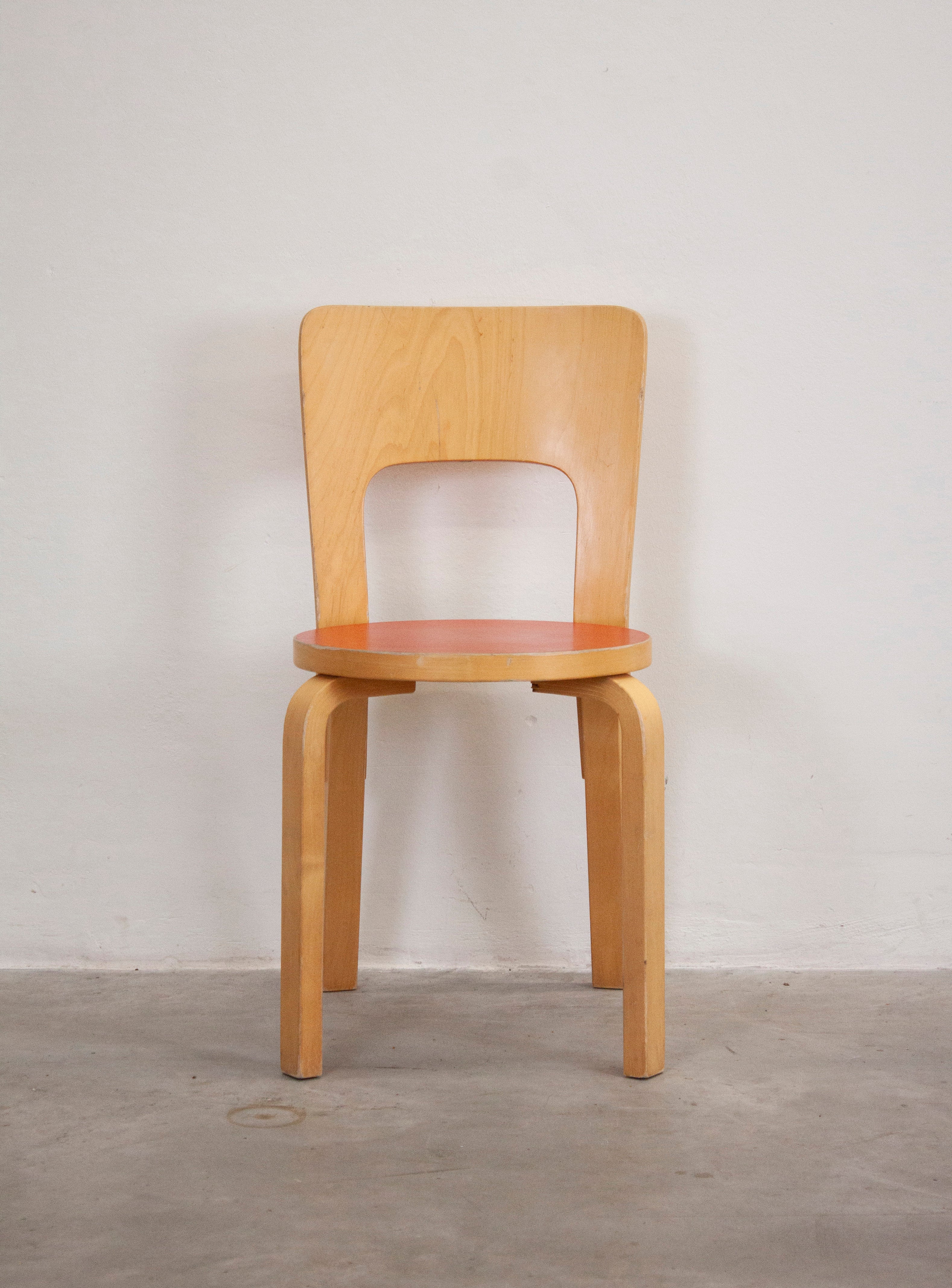 Artek Model 66 Chair by Alvar Aalto (Red) – JUKI AMSTERDAM