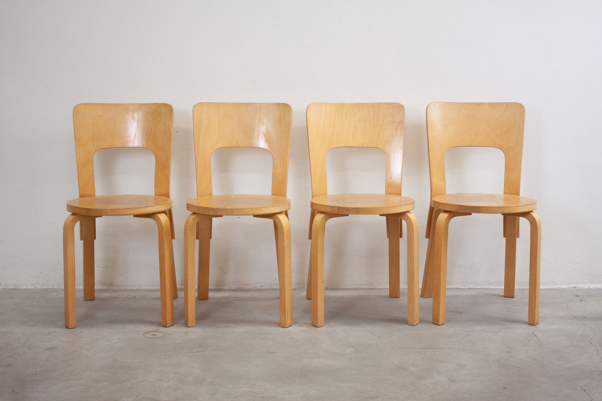 Artek Model 66 Chairs by Alvar Aalto