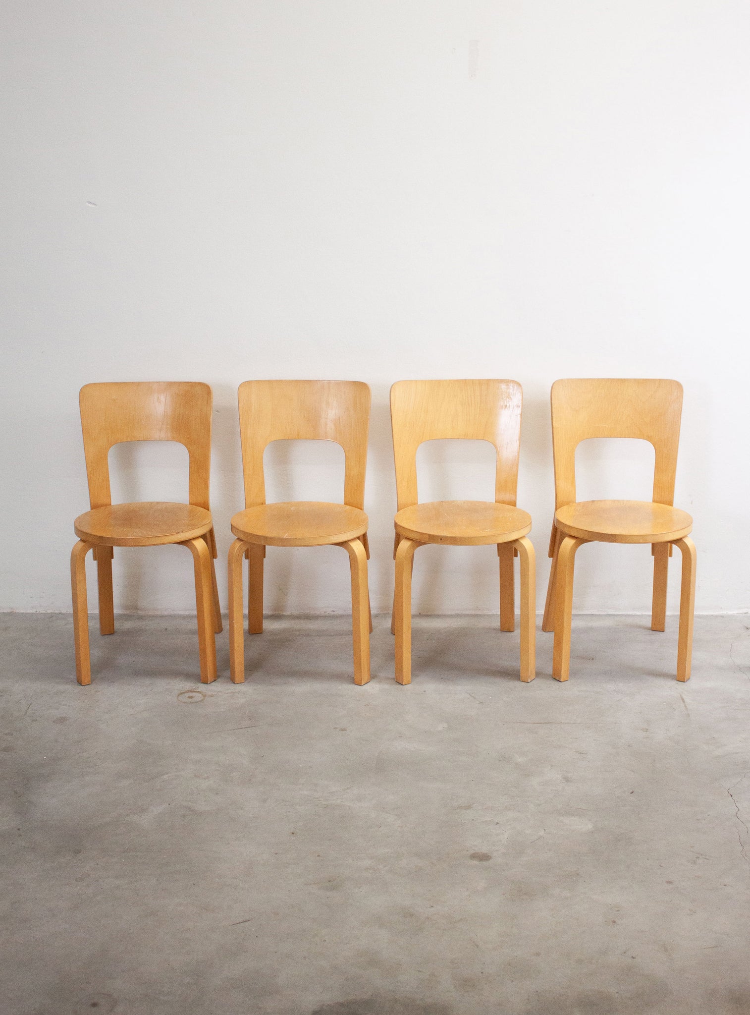 Artek Model 66 Chairs by Alvar Aalto