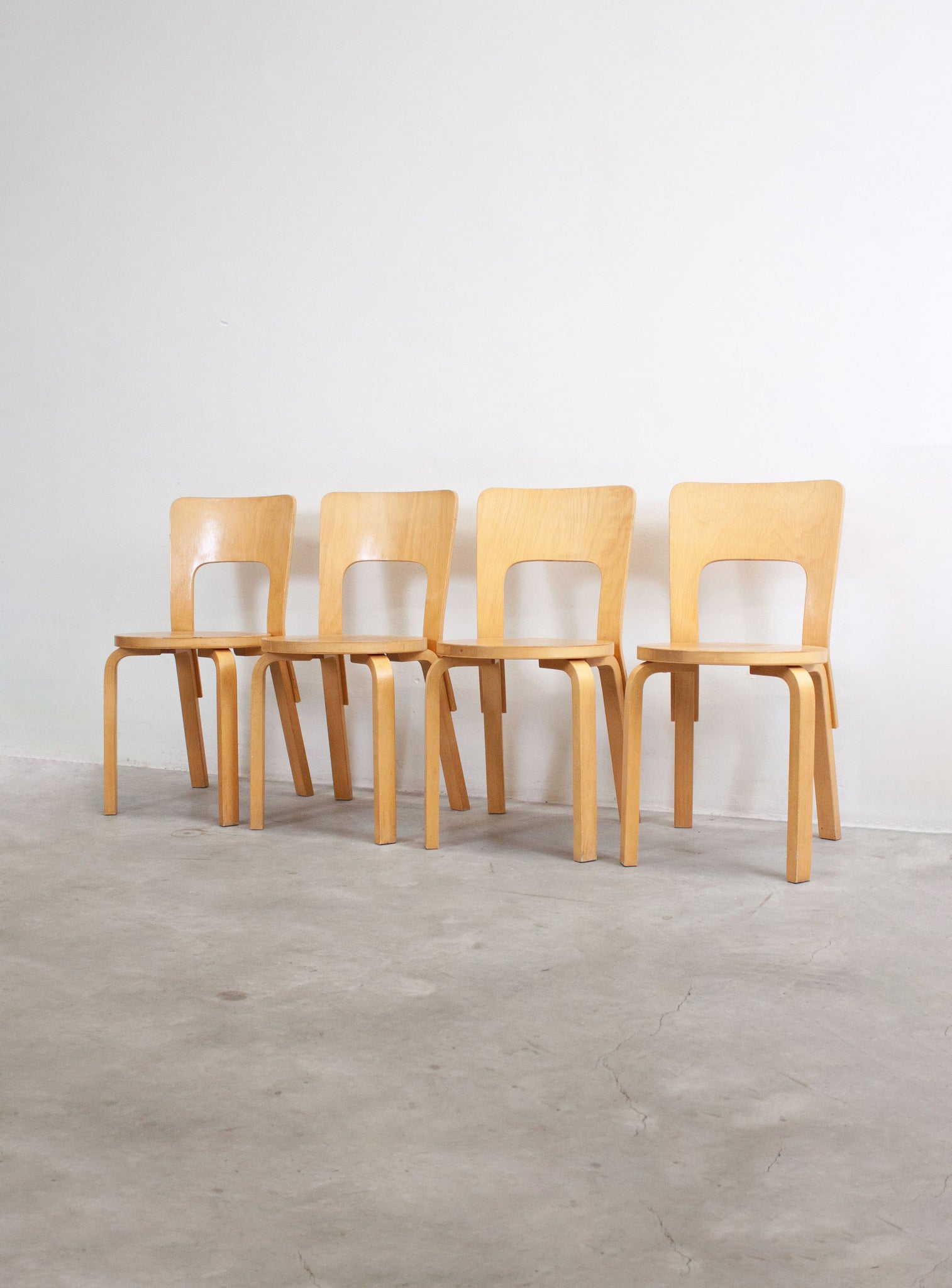 Artek Model 66 Chairs by Alvar Aalto