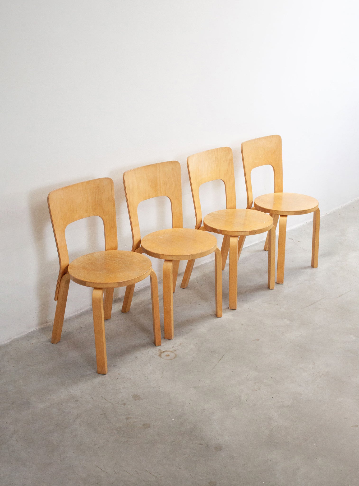 Artek Model 66 Chairs by Alvar Aalto