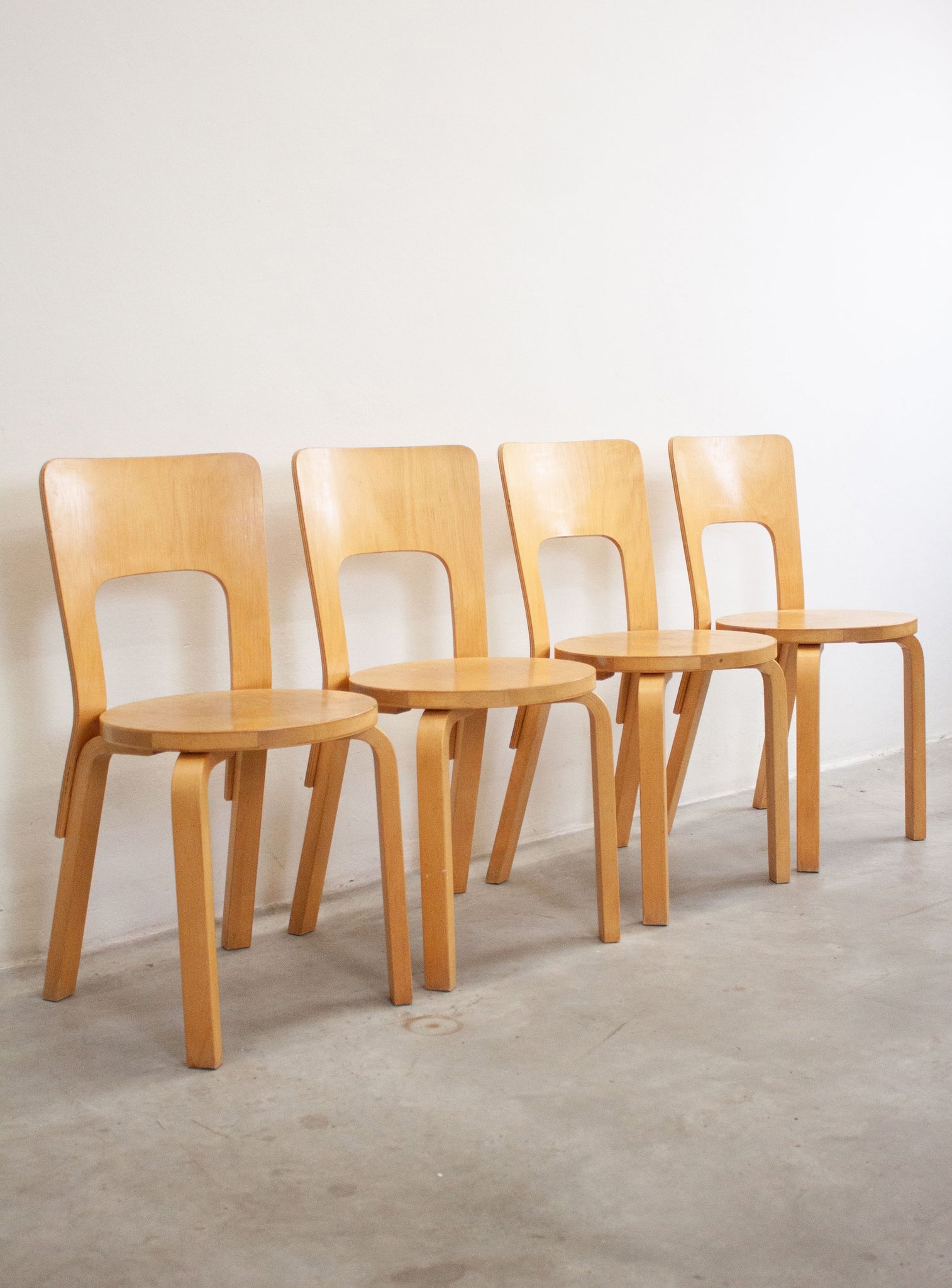 Artek Model 66 Chairs by Alvar Aalto